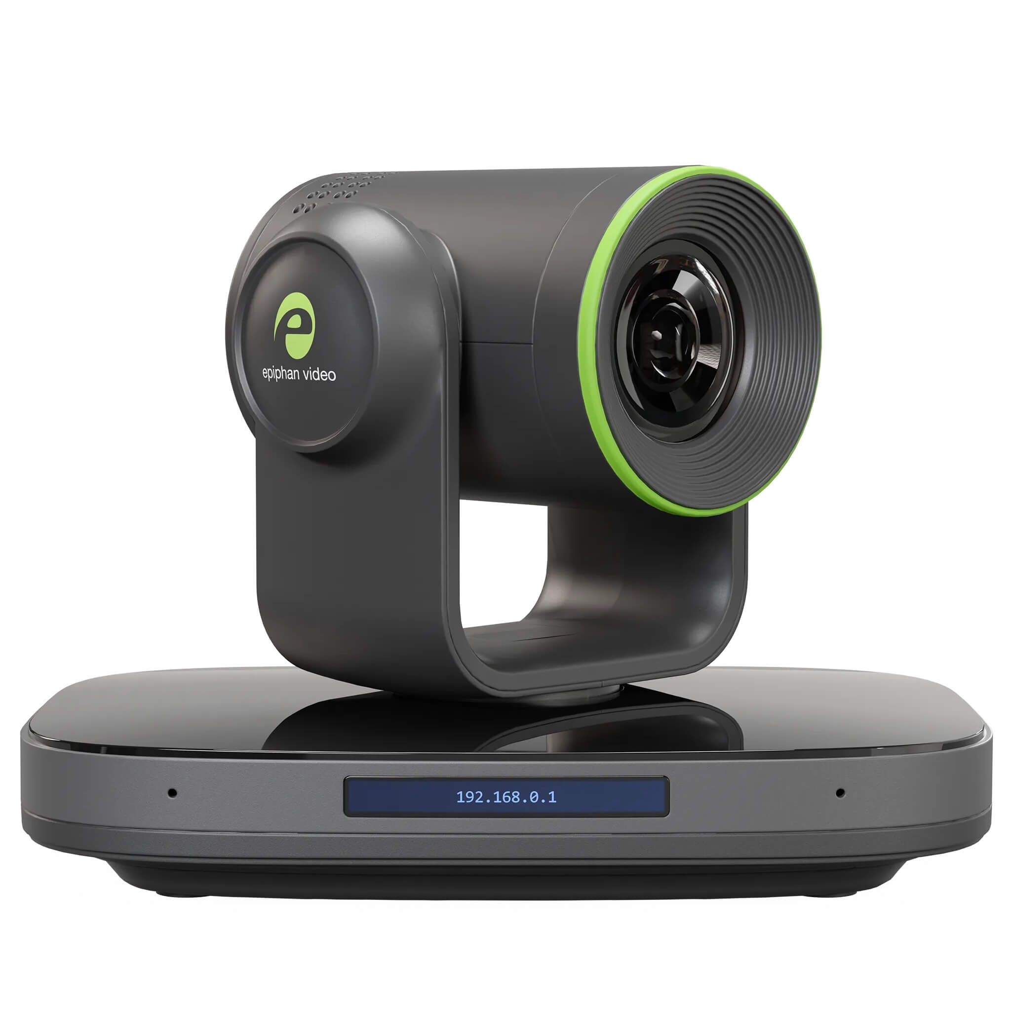Epiphan EC20 - 4K AI Tracking PTZ Camera with 20x Optical Zoom, front right