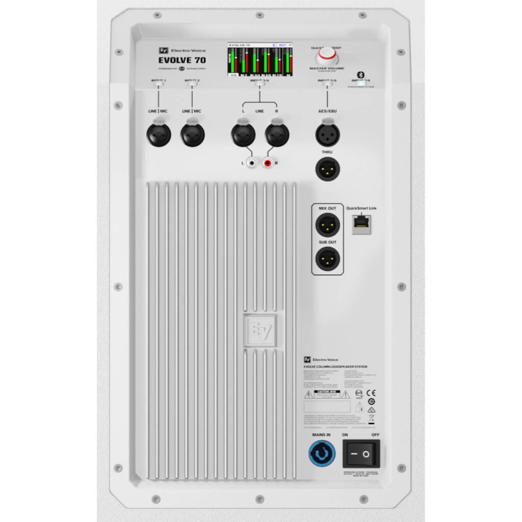 Electro-Voice EVOLVE70-SW EVOLVE 15” Sub White US & EU, amp
