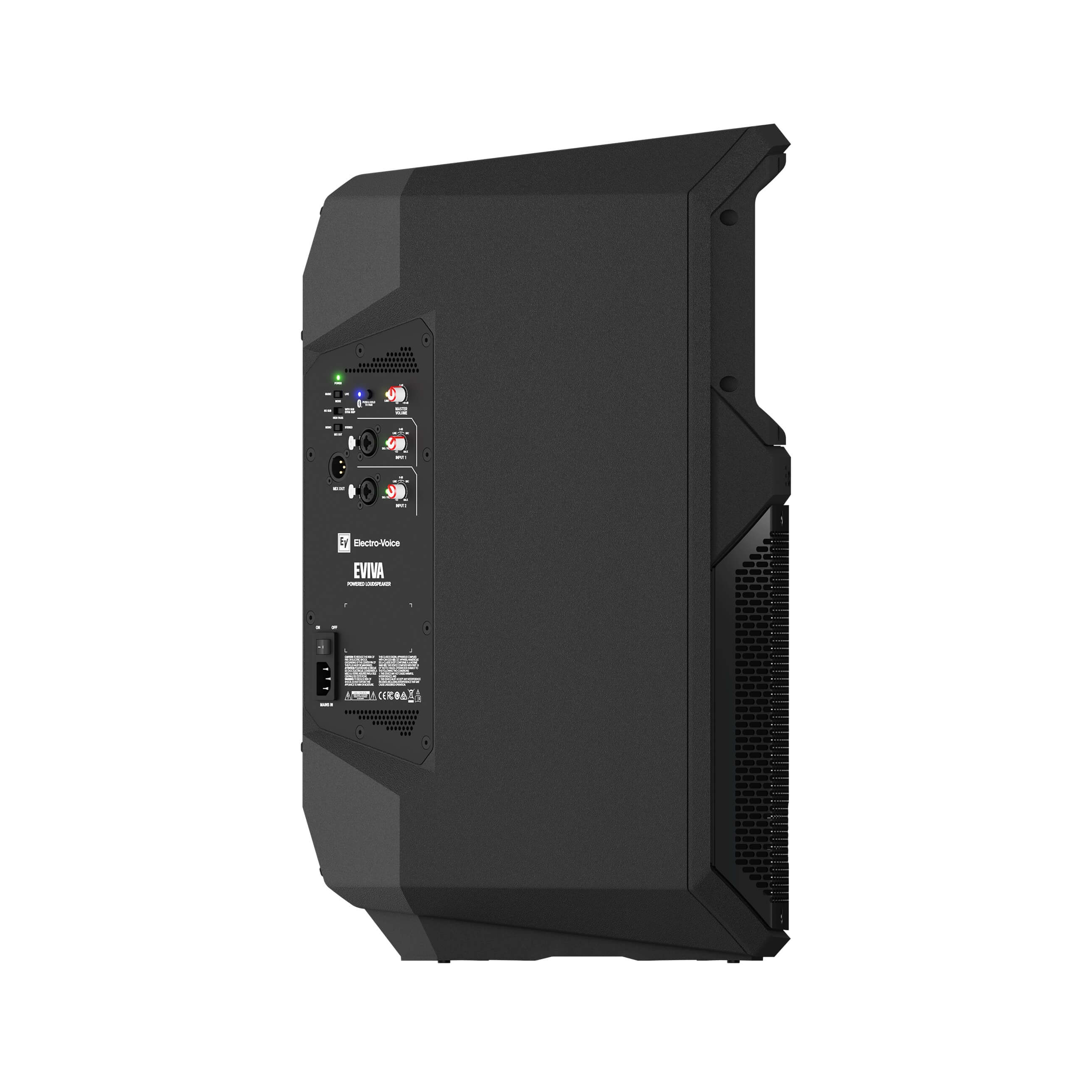 Electro-Voice EVIVA 12P - 12-in. 1000W Portable Powered Loudspeaker, right side