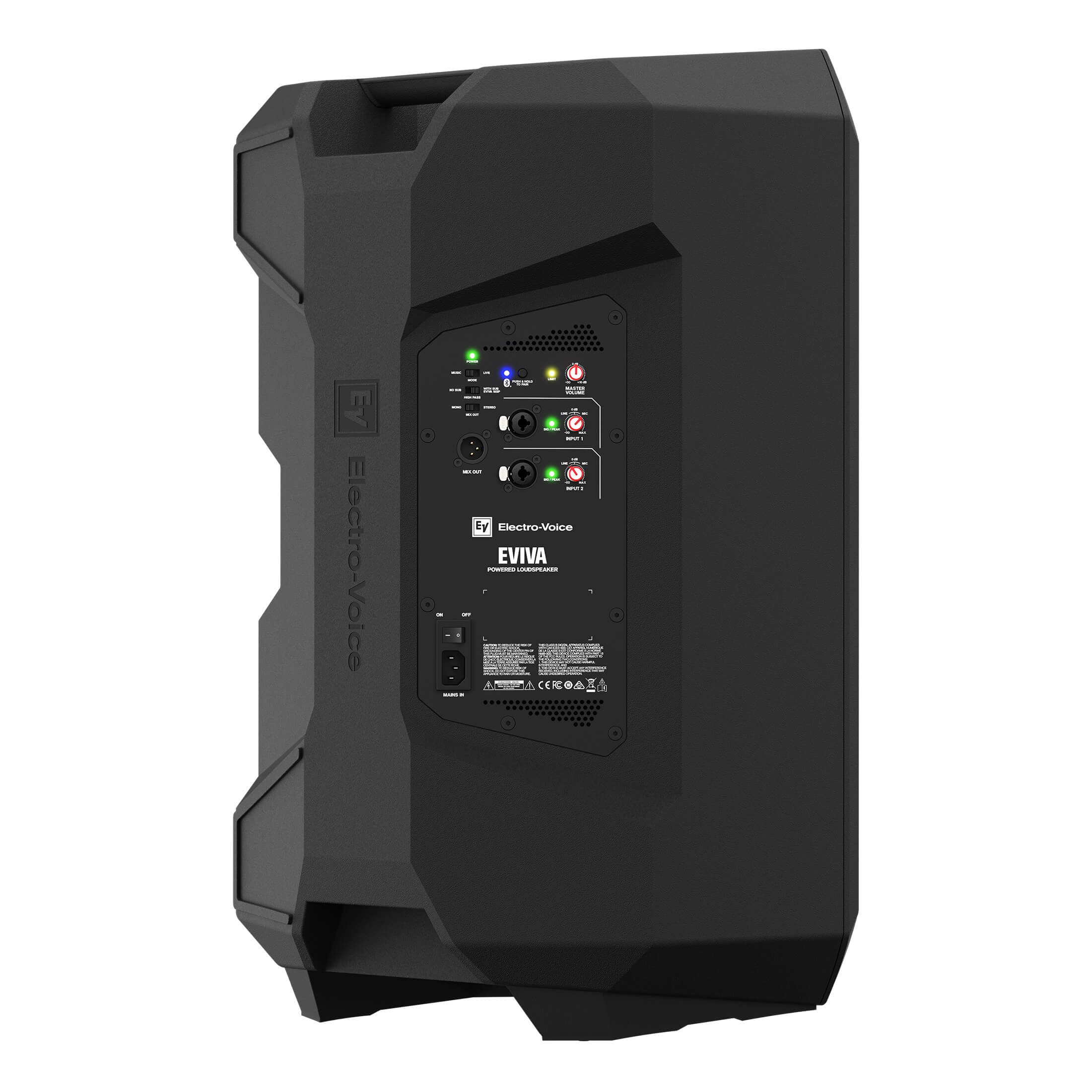 Electro-Voice EVIVA 15P - 15-in. 1000W Portable Powered Loudspeaker, back