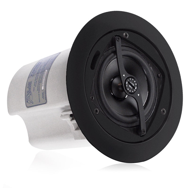 Atlas Sound FAP40T-B 16W 4-inch Ceiling Speaker shown with no grill