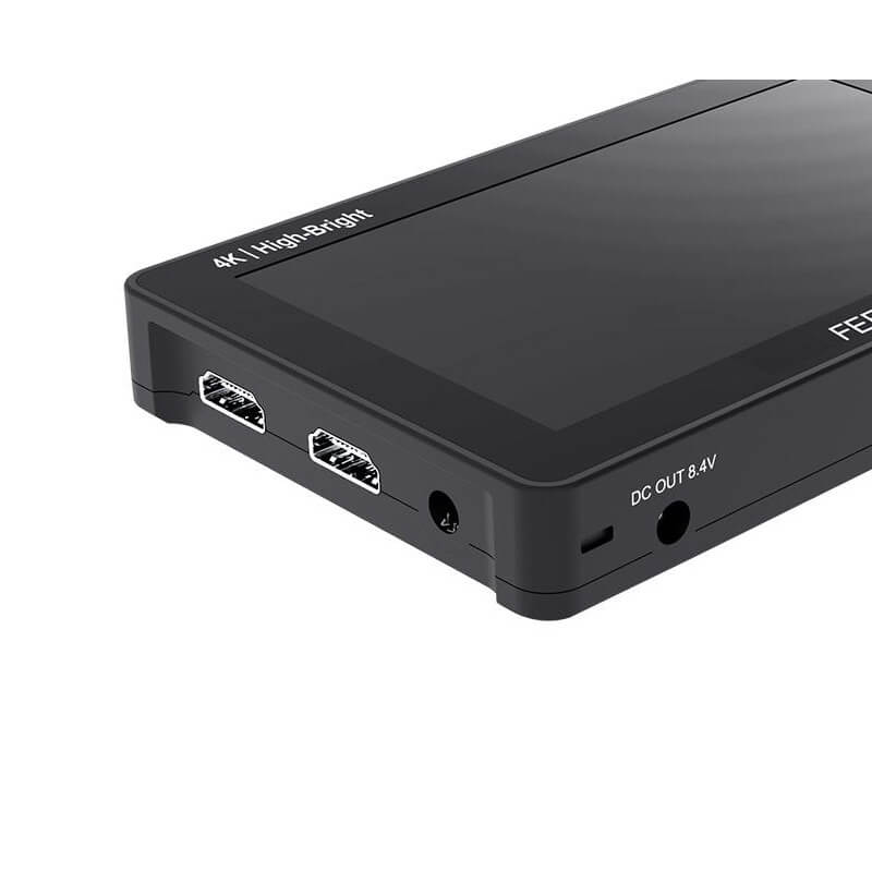 Feelworld F5 PROX - 5.5" HDMI On-Camera Touchscreen Field Monitor, ports