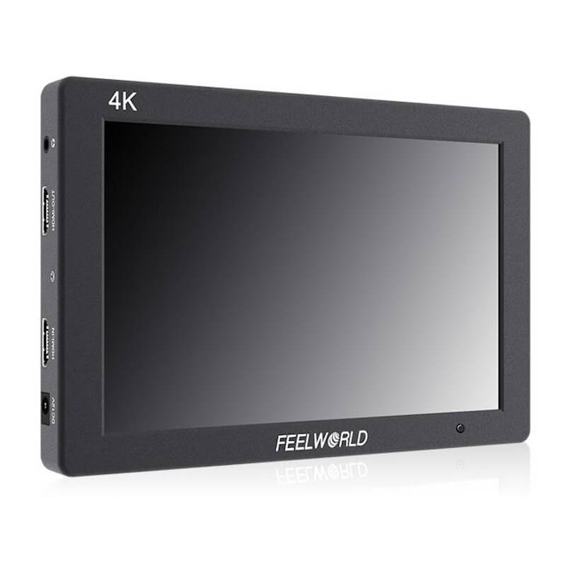 Feelworld T7 PLUS V2 - 7" HDMI On-Camera Field Monitor, angled right