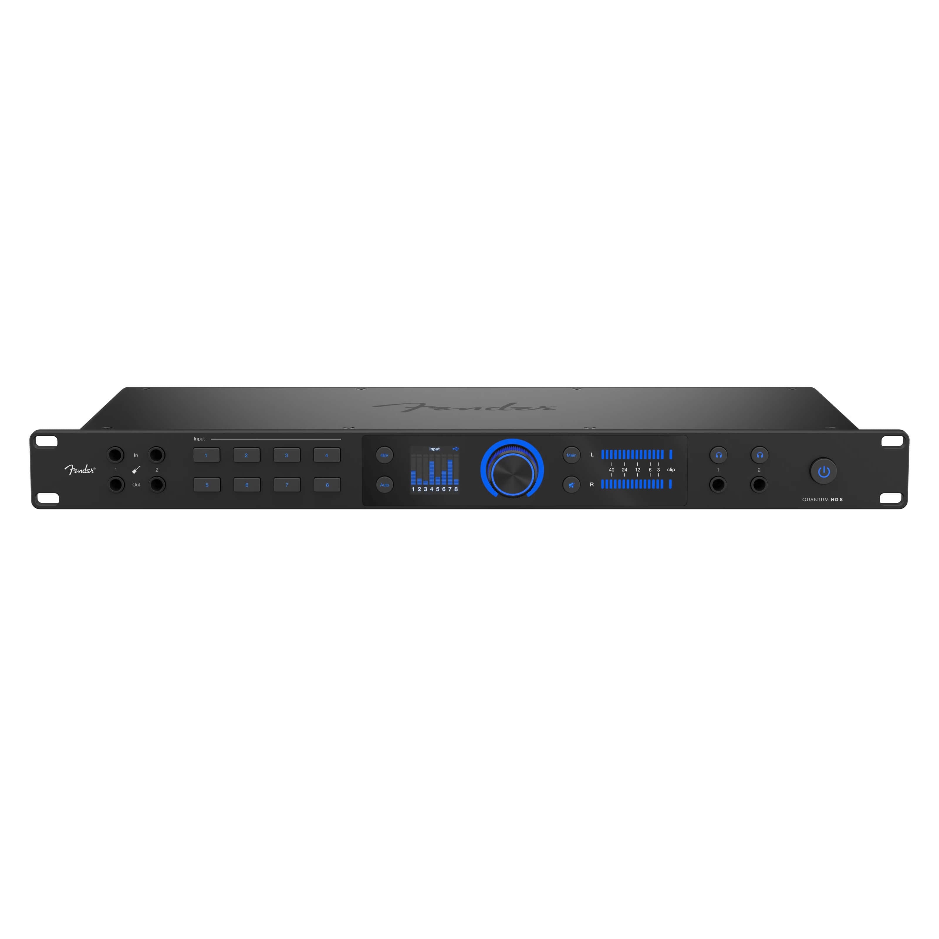 Fender Quantum HD 8 - 26x30 USB-C Audio Interface, front tilt