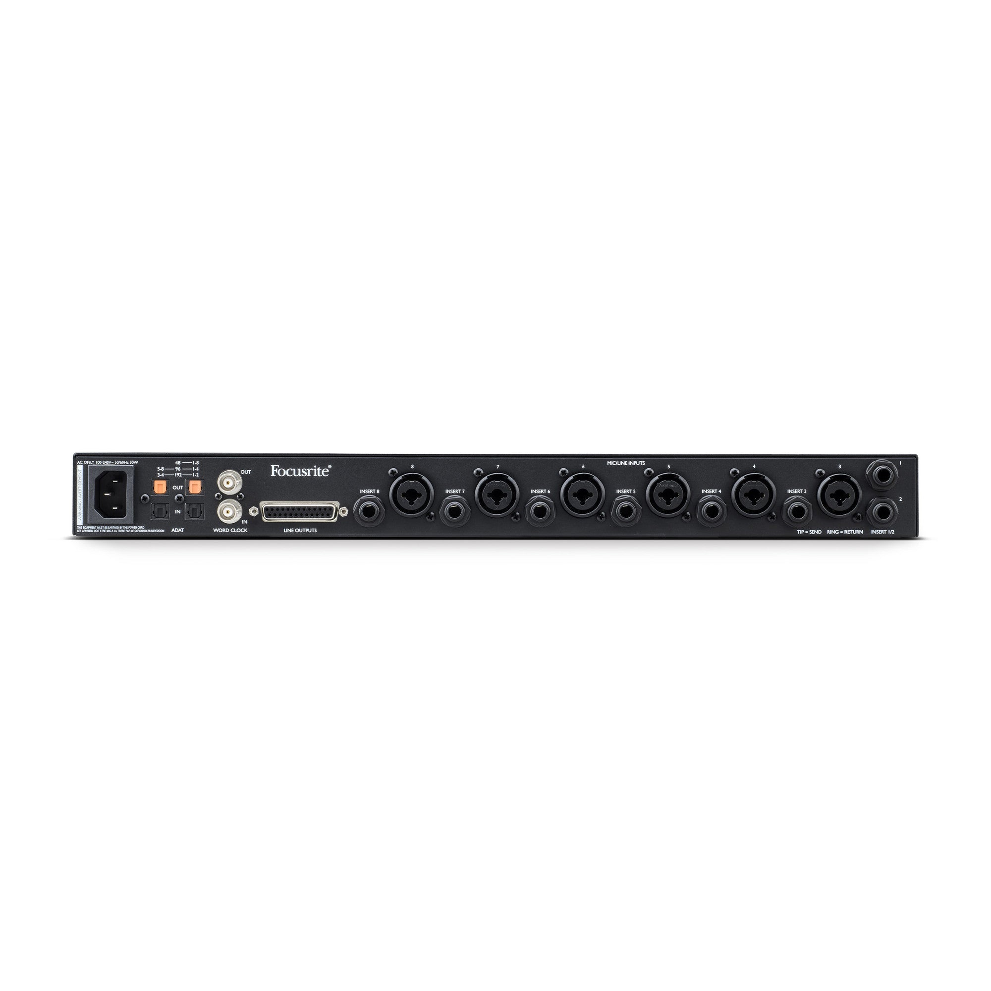 Focusrite Clarett+ OctoPre - 8-in/8-out ADAT Preamp