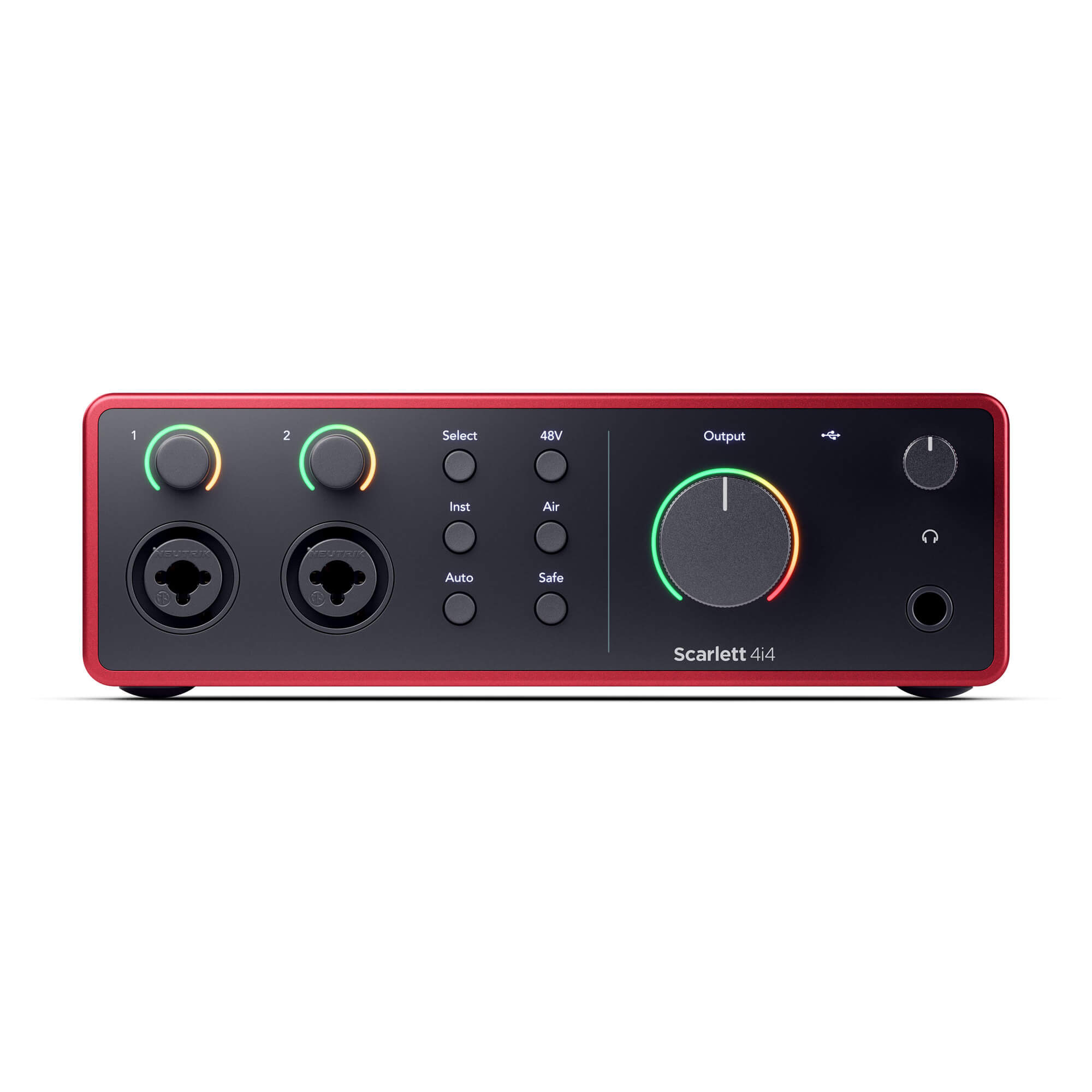 Focusrite Scarlett 4i4 - 4-in/4-out USB-C Audio Interface (4th Gen), front