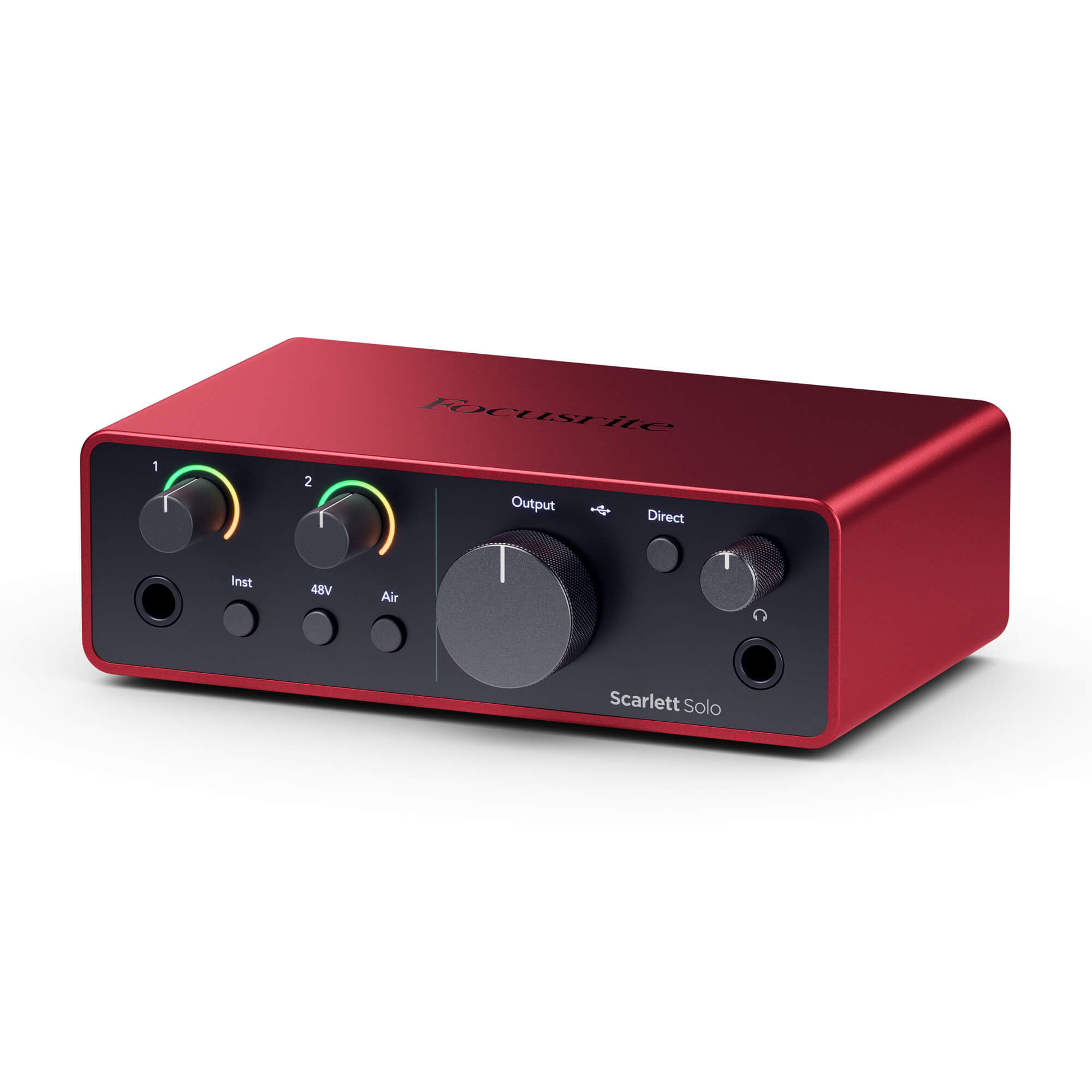 Focusrite Scarlett Solo - 2-in/2-out USB-C Audio Interface, 4th Gen