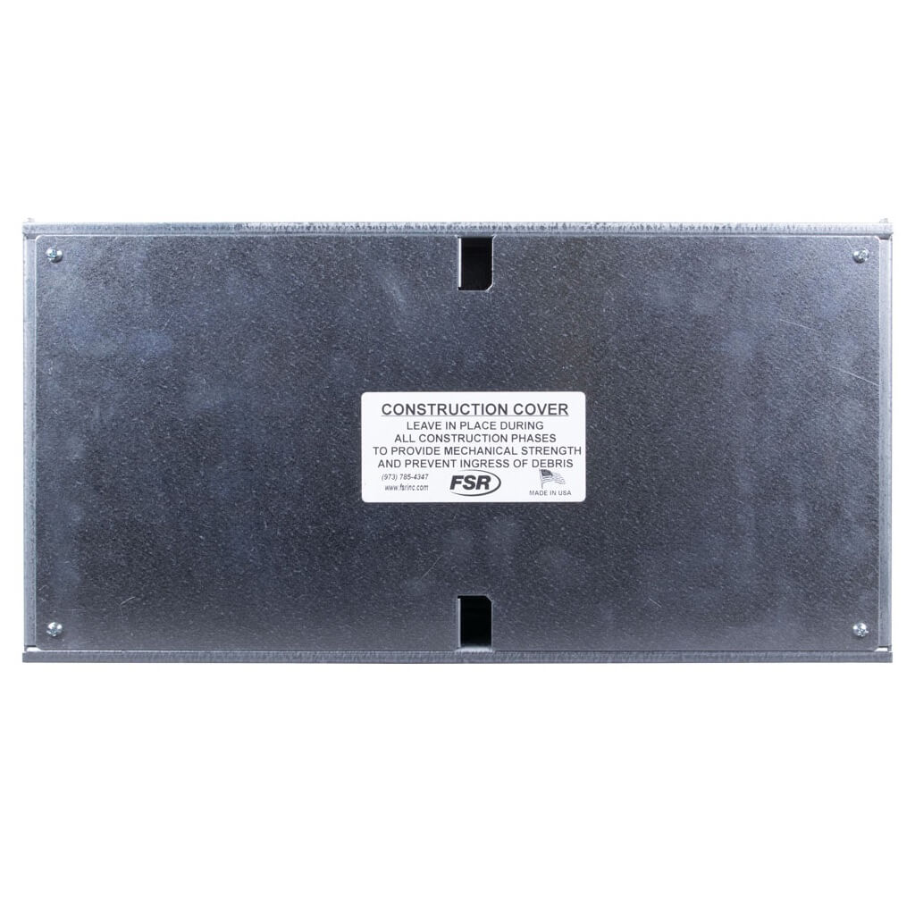 FSR PWB-CMU8 - Project Wall Box for 8-inch Masonry Block Walls, construction cover