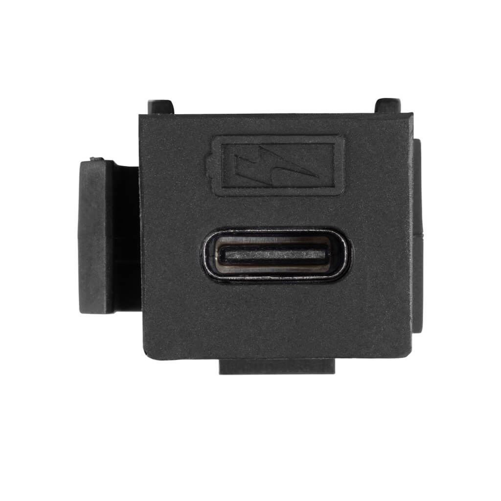 FSR SS-USB-C-CHRG - USB-C Charging Port Snap-in Module, front