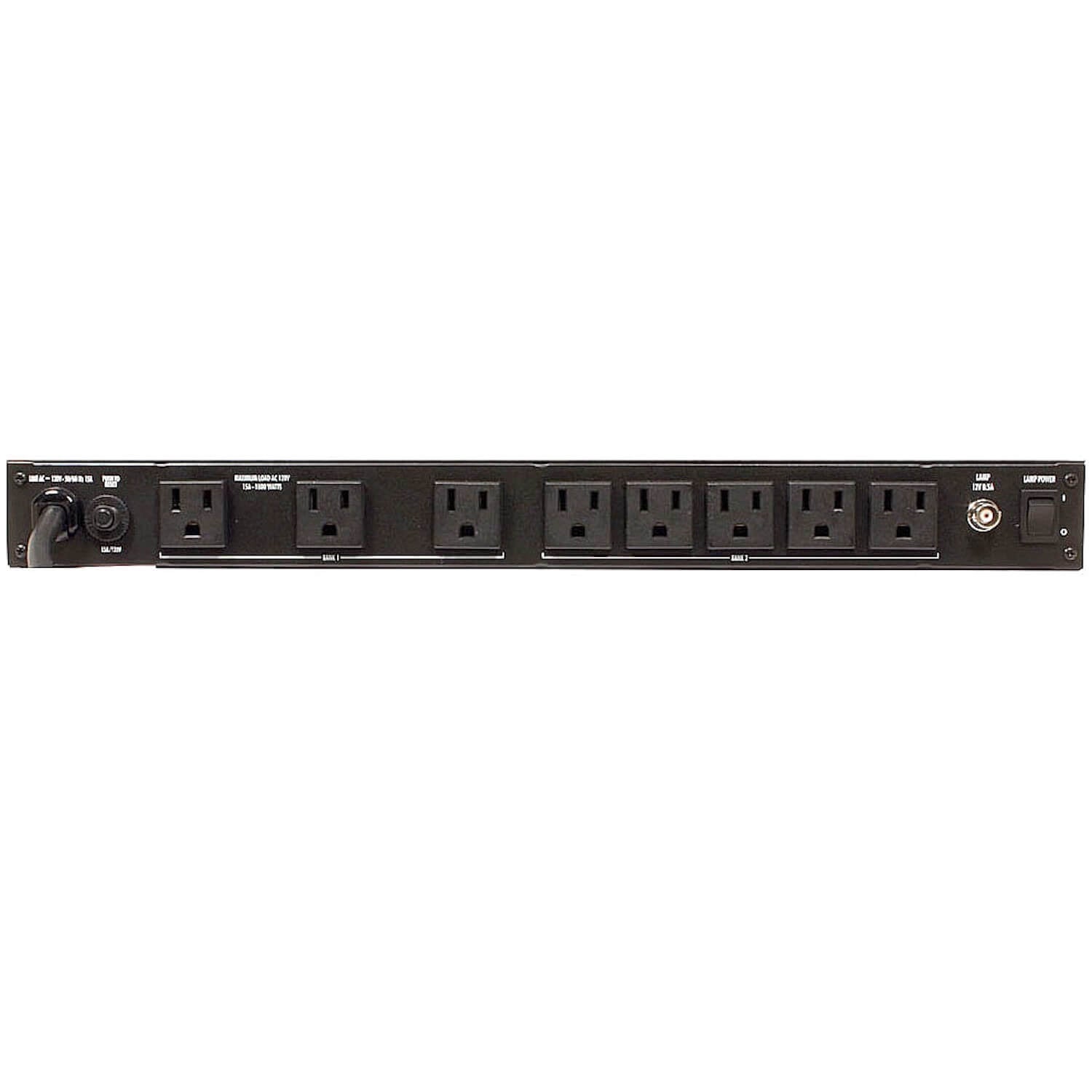 Furman PL-8C - 15A Power Conditioner with Lights, rear