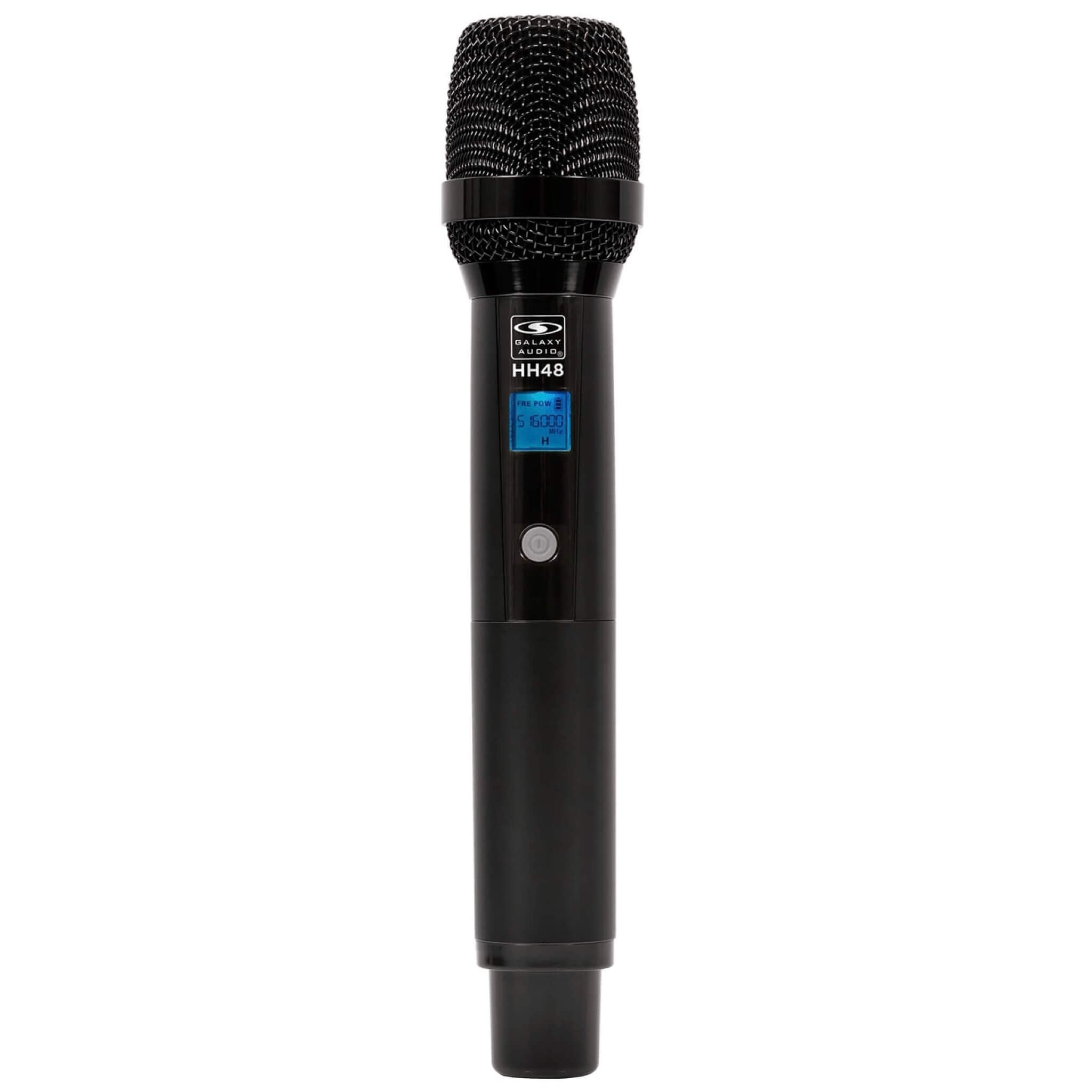 Galaxy Audio HH48 - Dynamic Handheld Transmitter for CSL Wireless Systems, blue LCD