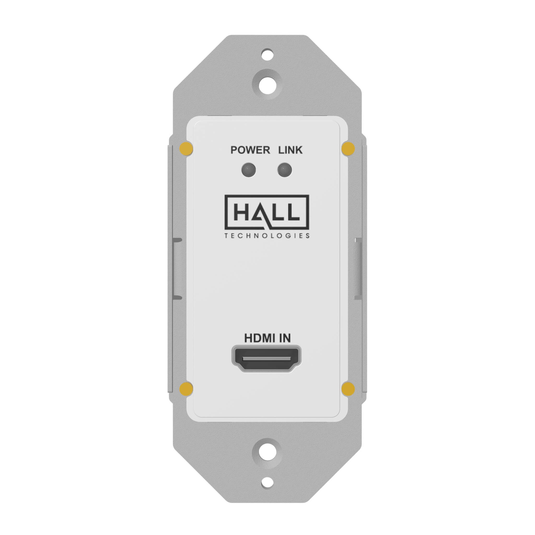 Hall Technologies HT-AIM-70-TX-WP - Single HDMI Wallplate Transmitter, front