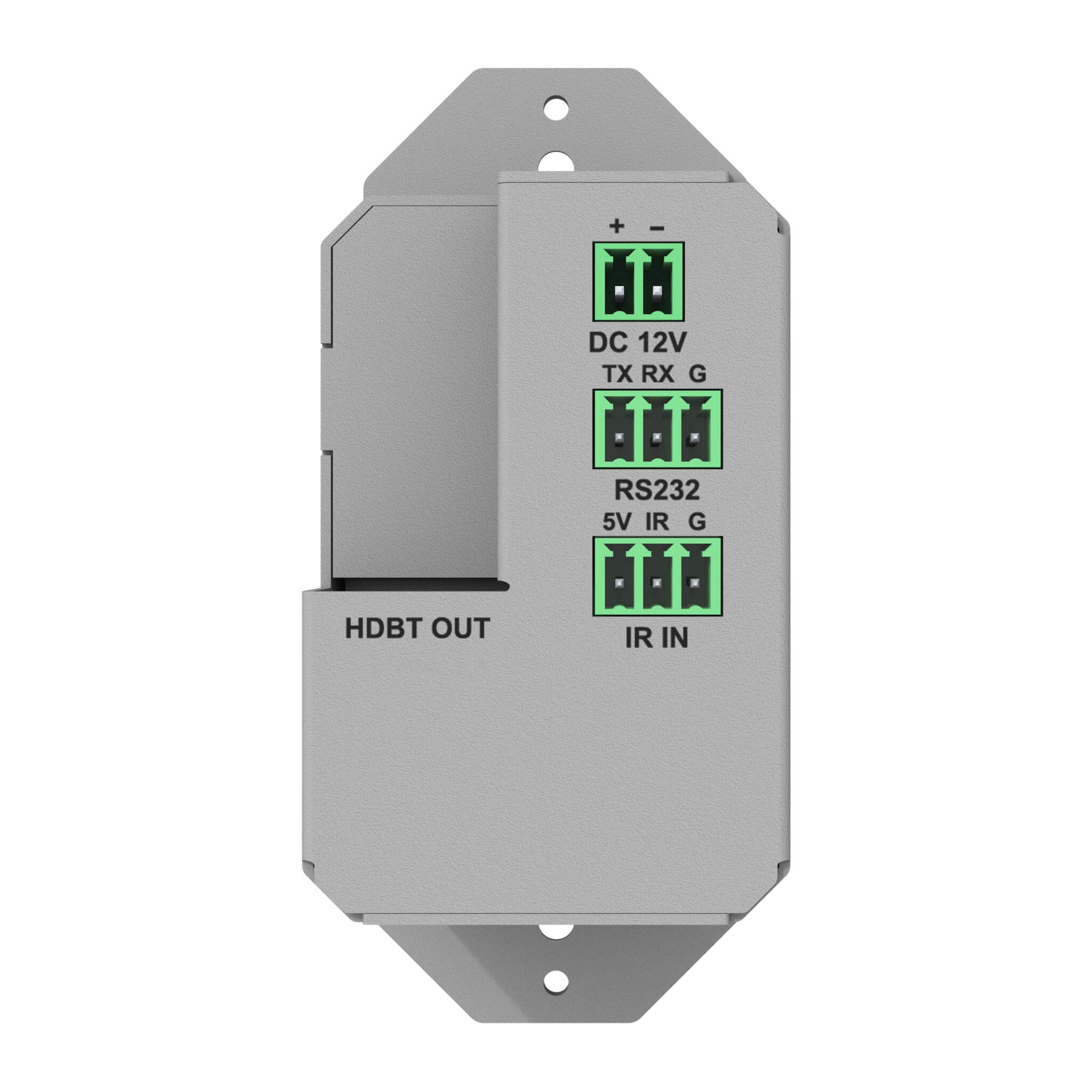 Hall Technologies HT-AIM-70-TX-WP - Single HDMI Wallplate Transmitter, rear