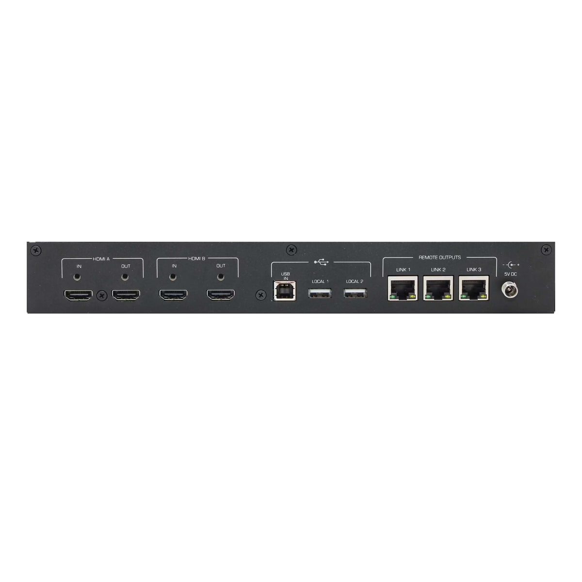 Hall Technologies ULTRA-4K-S - Dual-Head 4K HDMI and USB KVM Sender, rear