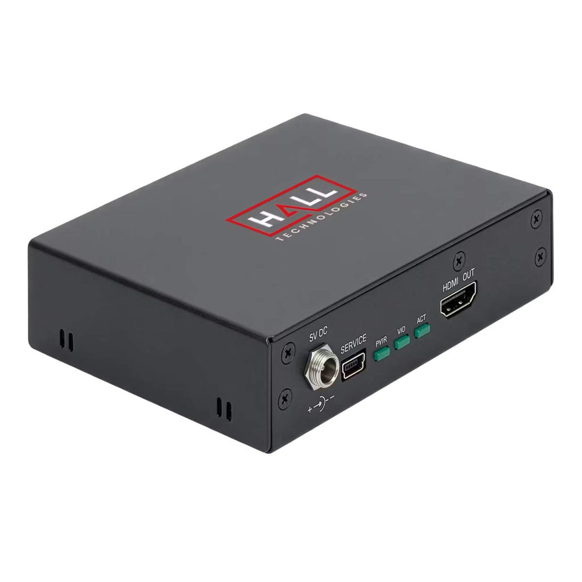 Hall Technologies ULTRA-V-R - 4K UHD HDMI Receiver, angled