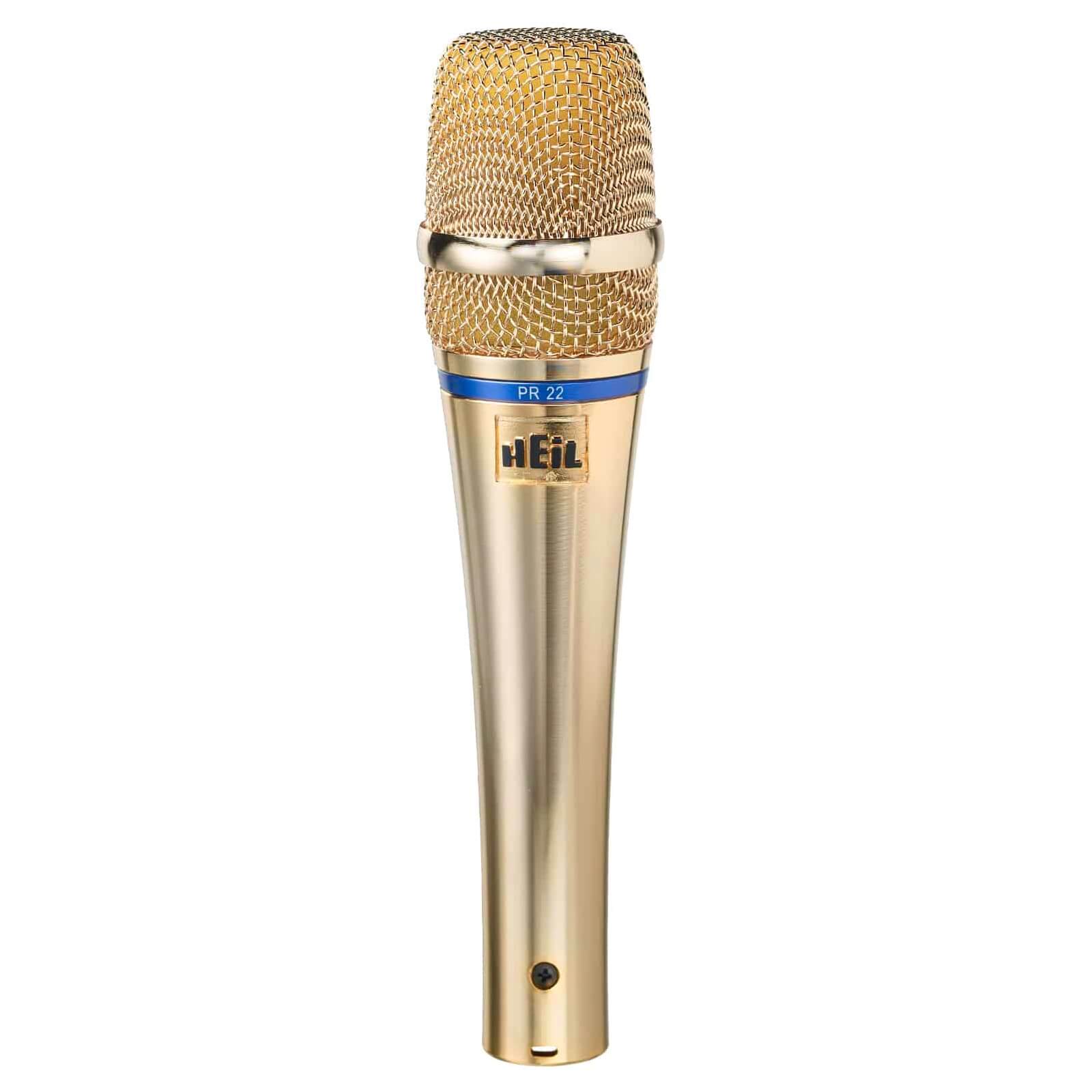 Heil PR 22 UT Handheld Dynamic Vocal Microphone, gold