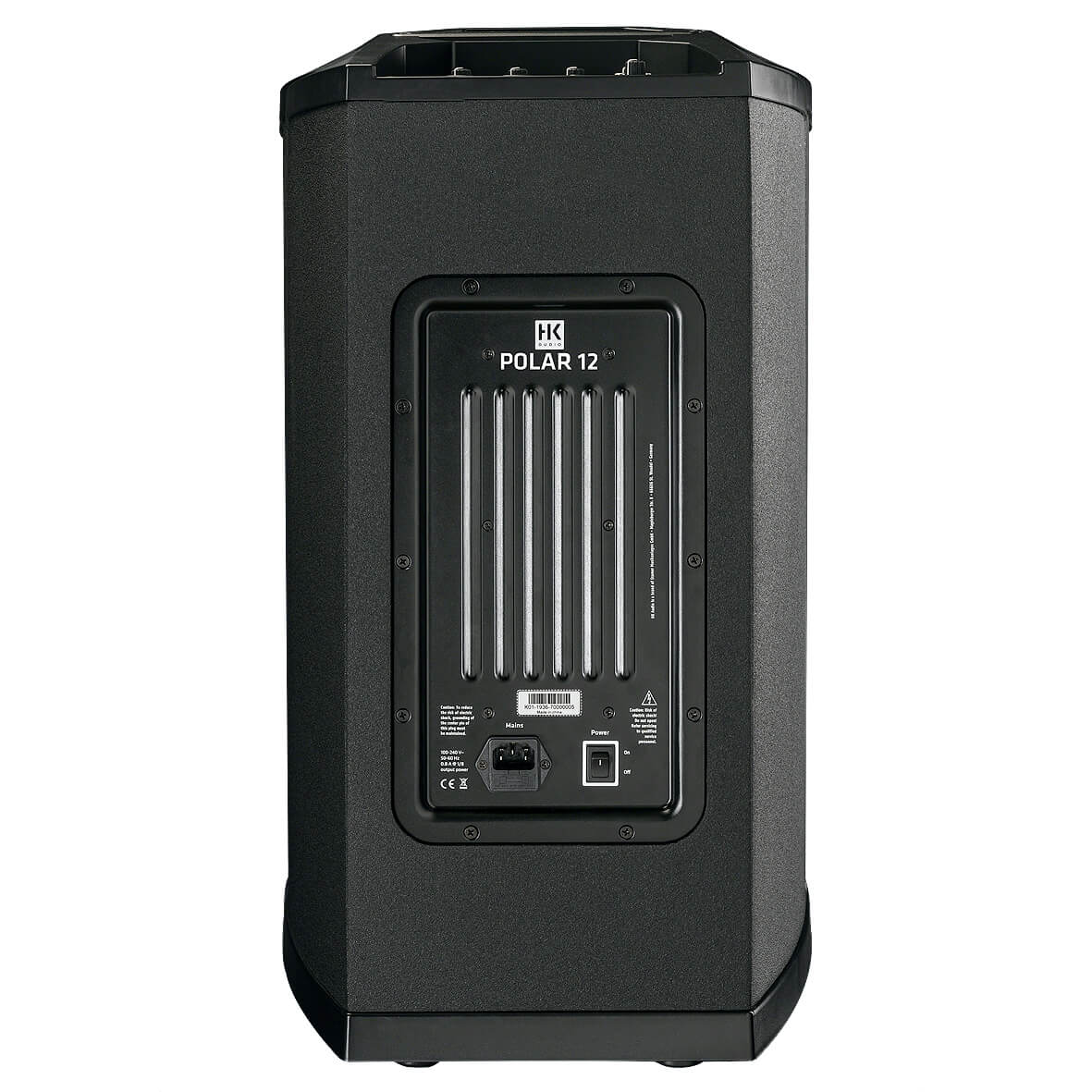 HK Audio POLAR 12 - 12" 2000W Powered Column PA System with Bluetooth, sub rear