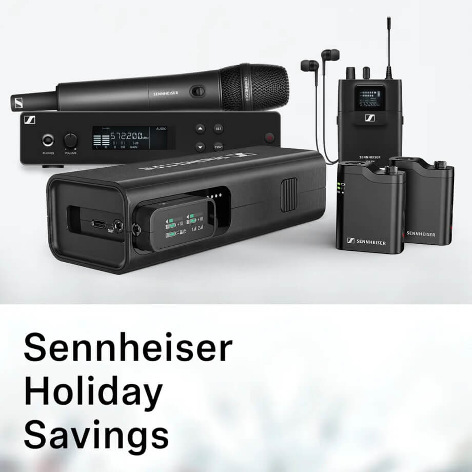Holiday Savings 2025 Sennheiser, mobile banner