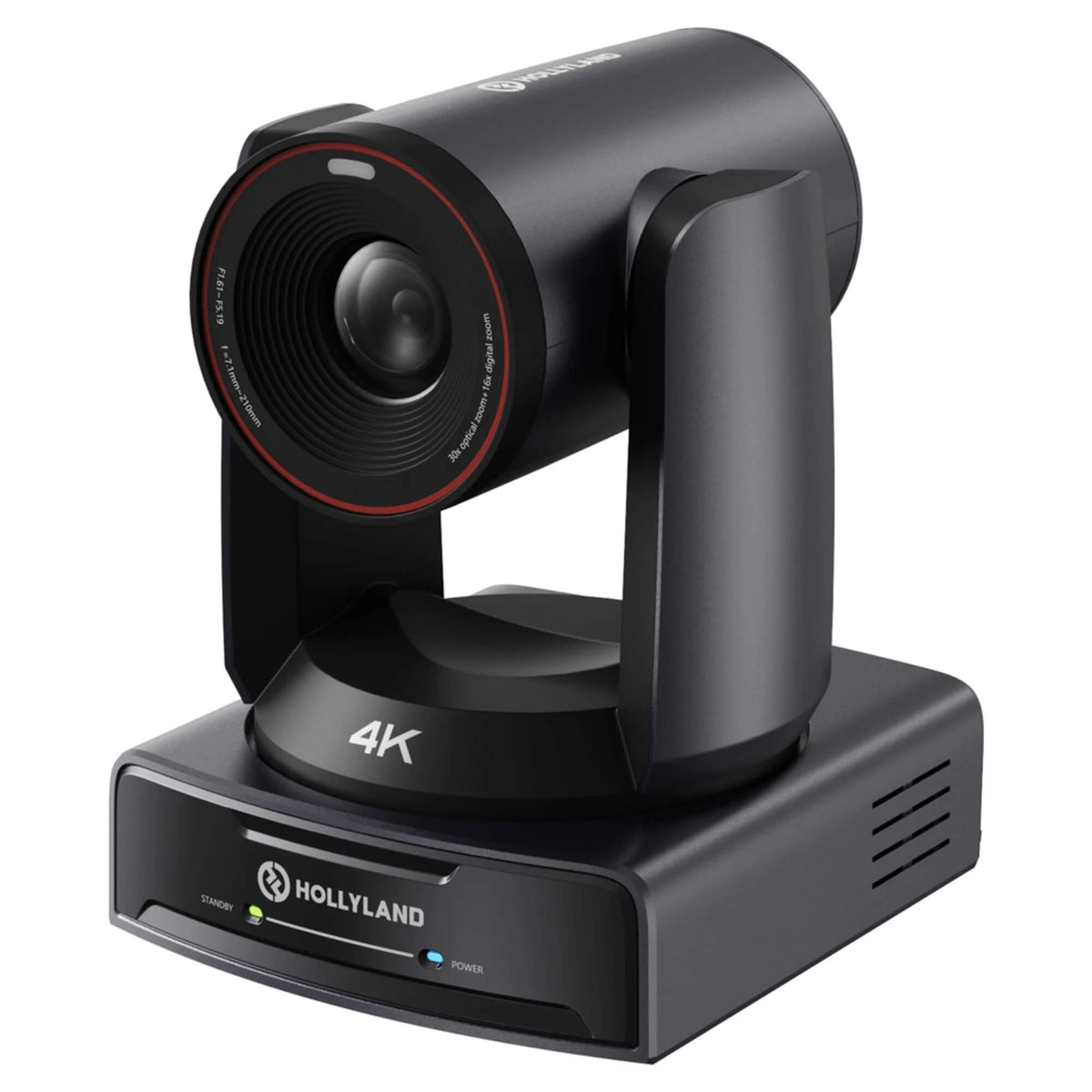 Hollyland Astra P1 - 4K60 PTZ Camera with 30x Optical Zoom and NDI|HX3, angled