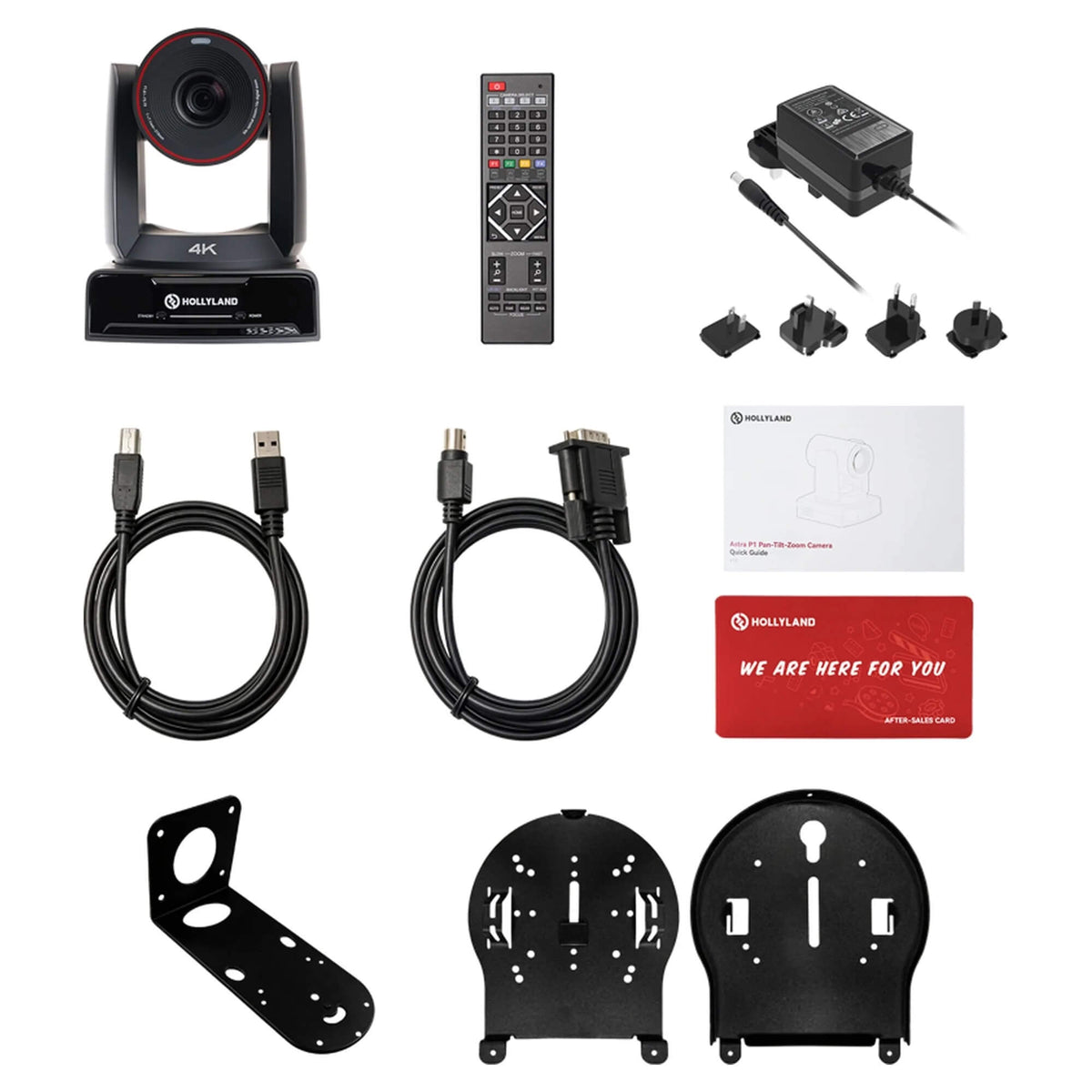 Hollyland Astra P1 - 4K60 PTZ Camera with 30x Optical Zoom and NDI|HX3, included