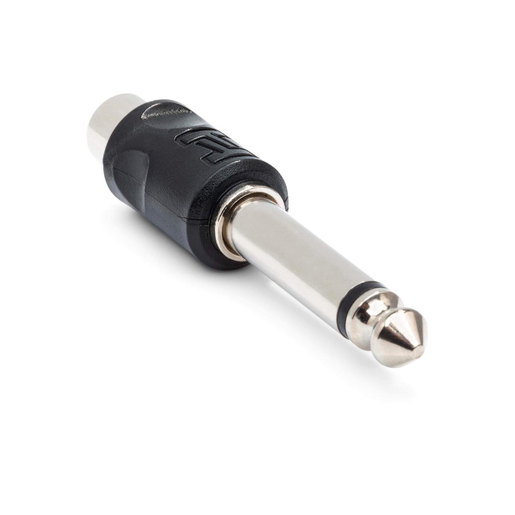 Hosa GPR-101 - RCA to 1/4-in TS Adapter, front