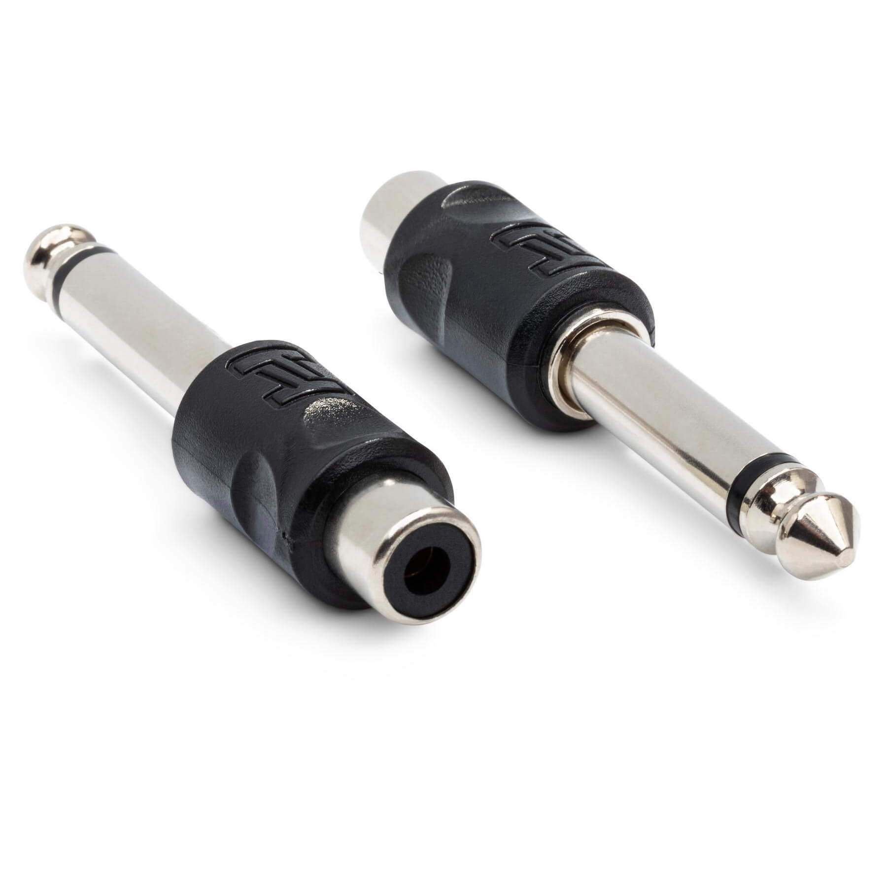 Hosa GPR-101 - RCA to 1/4-in TS Adapters, 2-pack