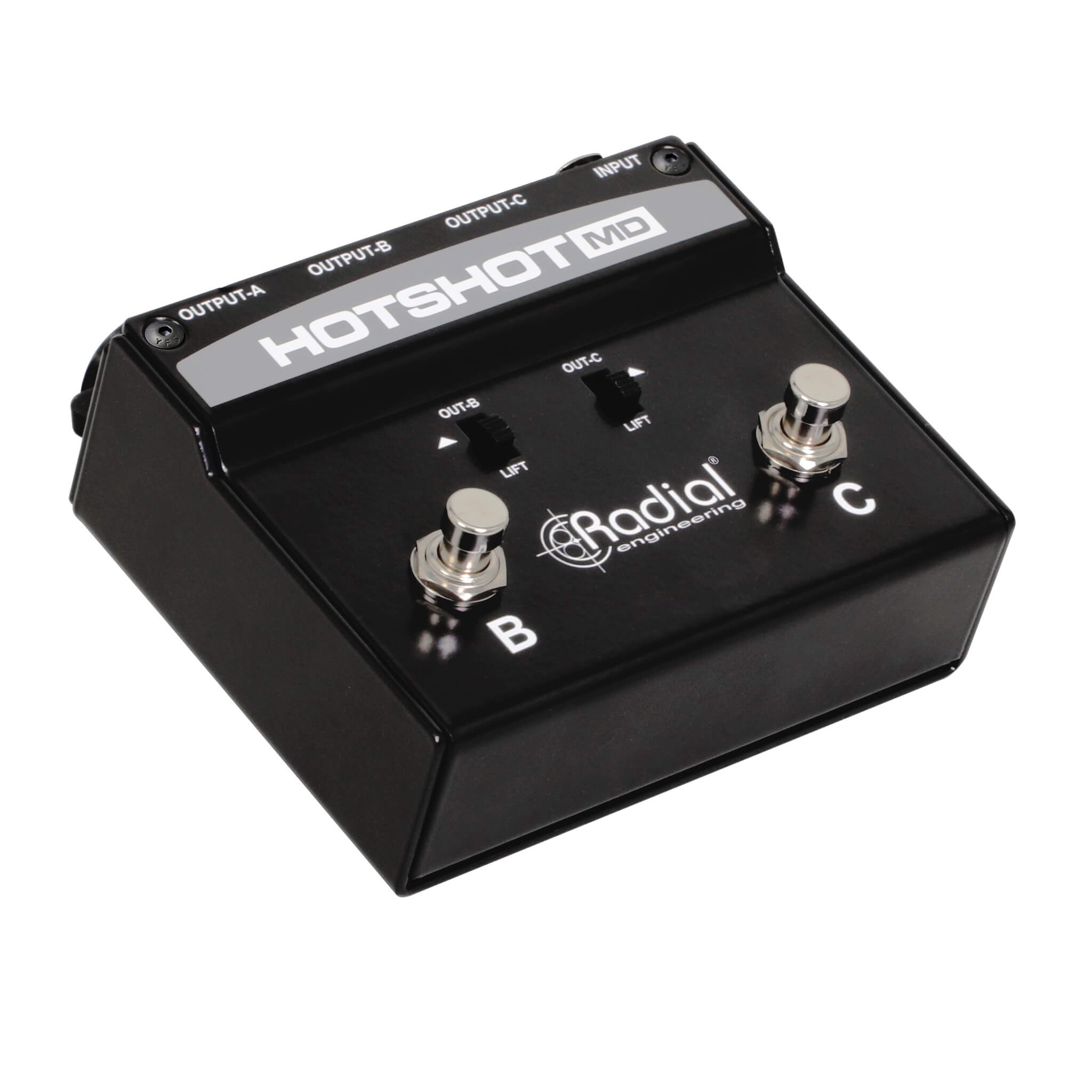 Radial HotShot MD - Multi-Output Dynamic Mic Switcher, left