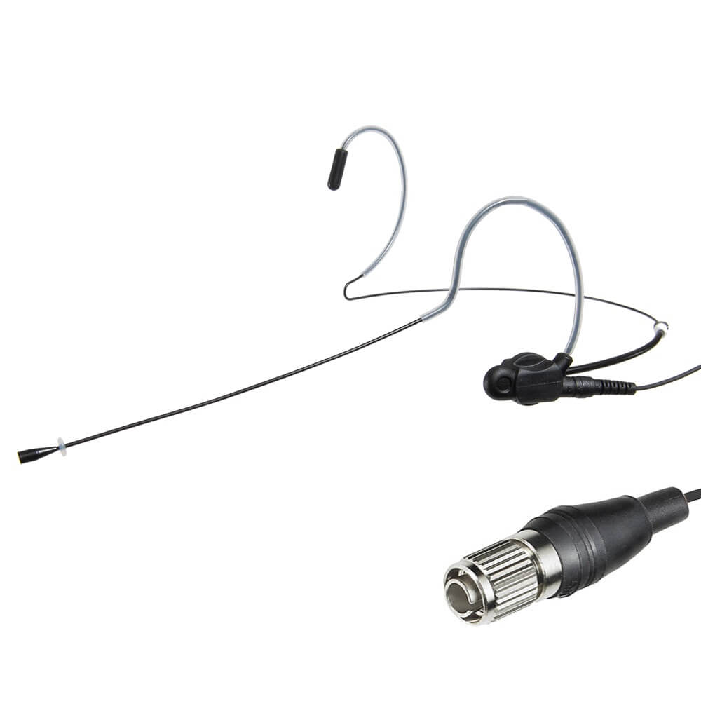 Airwave Liz Diamond Slim Clip System - Dual Ear Headset Microphone, HSD-DIA-SCS-BLACK-G4