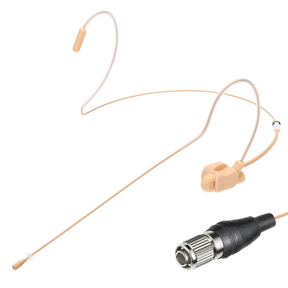 Airwave Liz Diamond Slim Clip System - Dual Ear Headset Microphone, HSD-DIA-SCS-TAN-G4