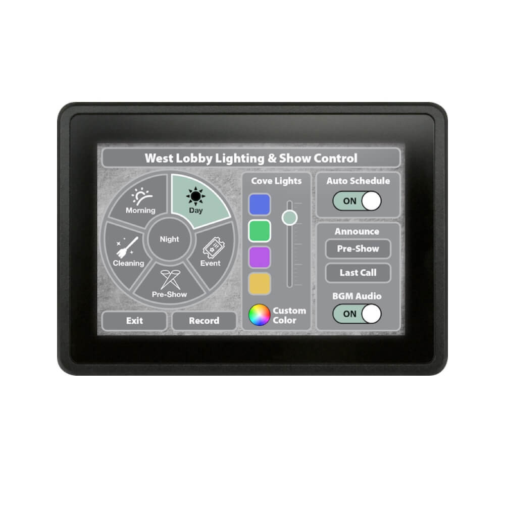 Interactive Technologies ST-IET7-CB - Insite 7" Touchscreen, front