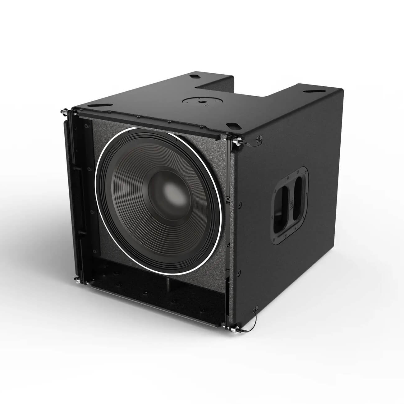 JBL SRX915SF - 15-inch Powered Flyable Subwoofer, angled open