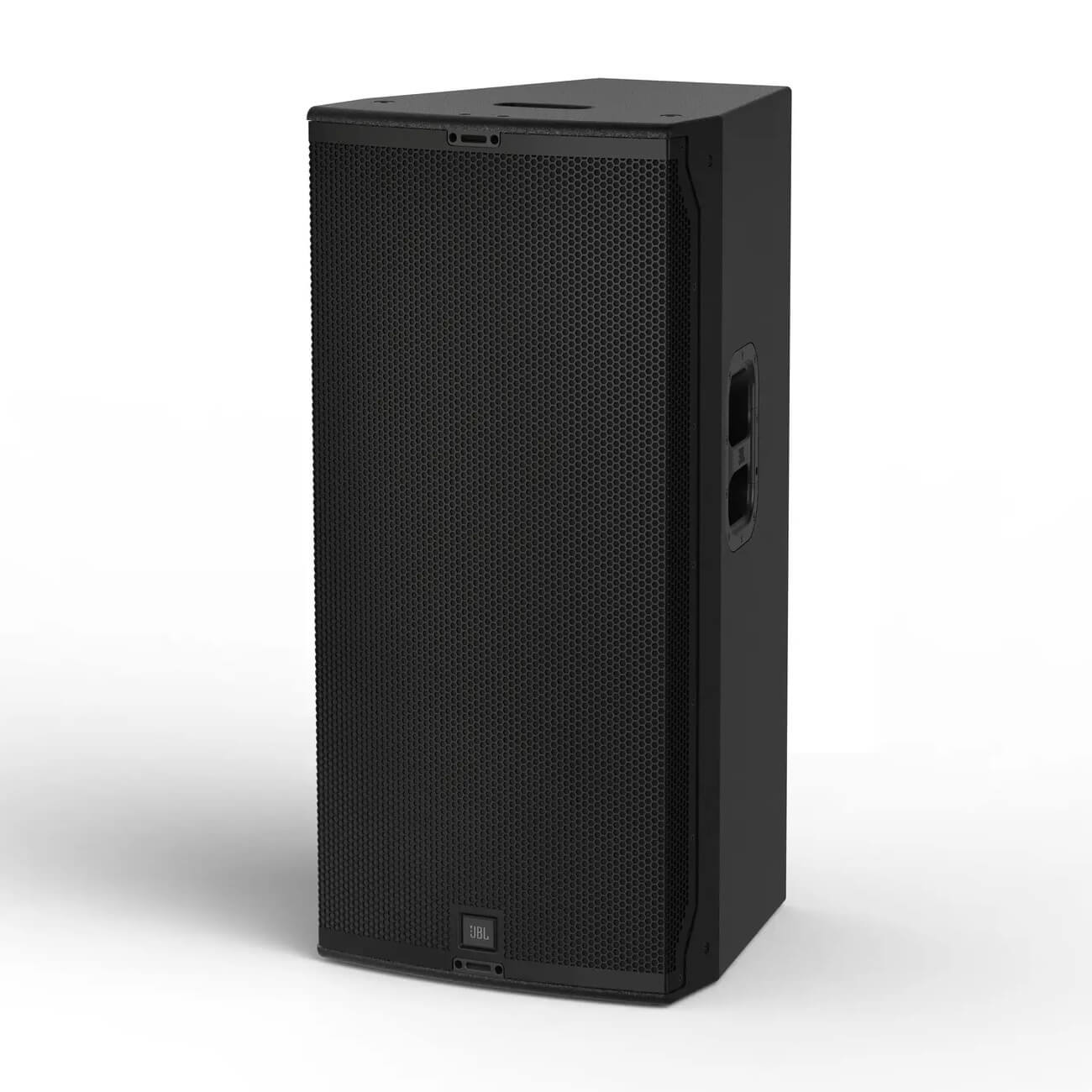 JBL SRX922 - Dual 12-inch Powered Point-Source Speaker, angled front