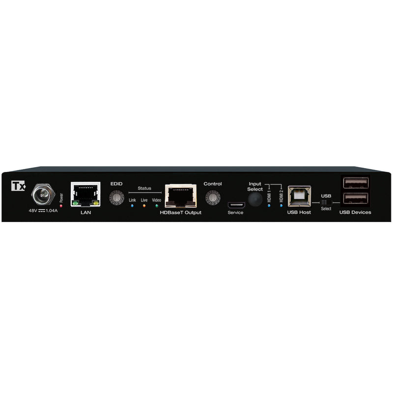 Key Digital KD-PS22UTx - 2x1 4K/18G HDBaseT HDMI Switcher, front