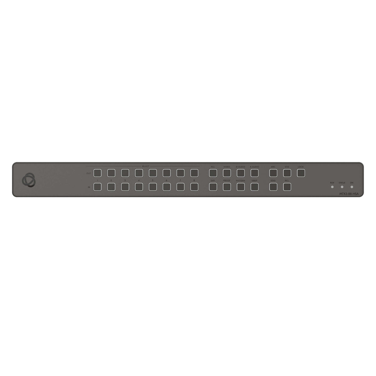 Kramer MTX3-88-HSA - 8x8 4K60 HDMI+Audio Scaler Based Matrix Switcher, front