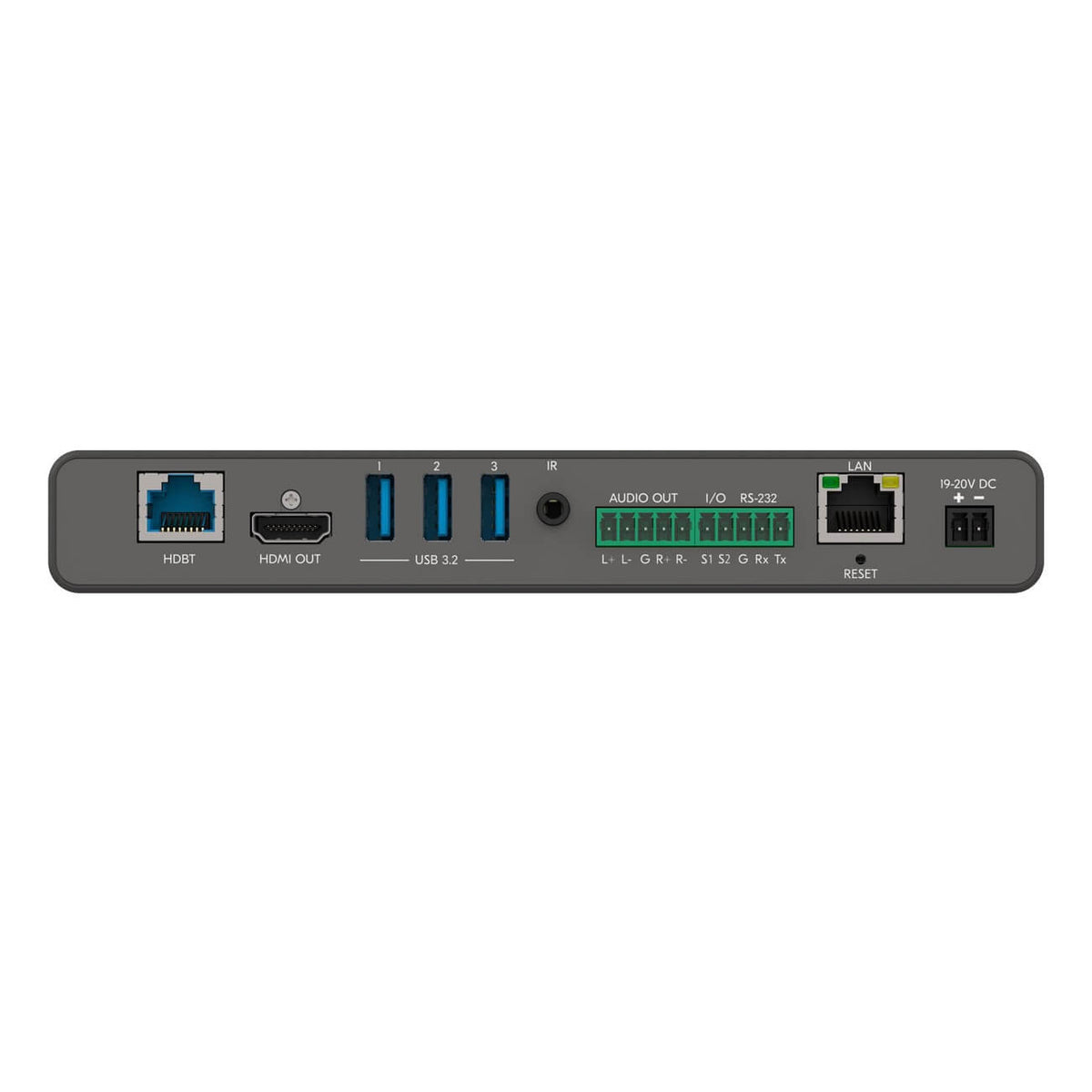 Kramer SWT3-21-HU-TR - 2x1 4K60 USB-C/HDMI Switcher Extender, rear