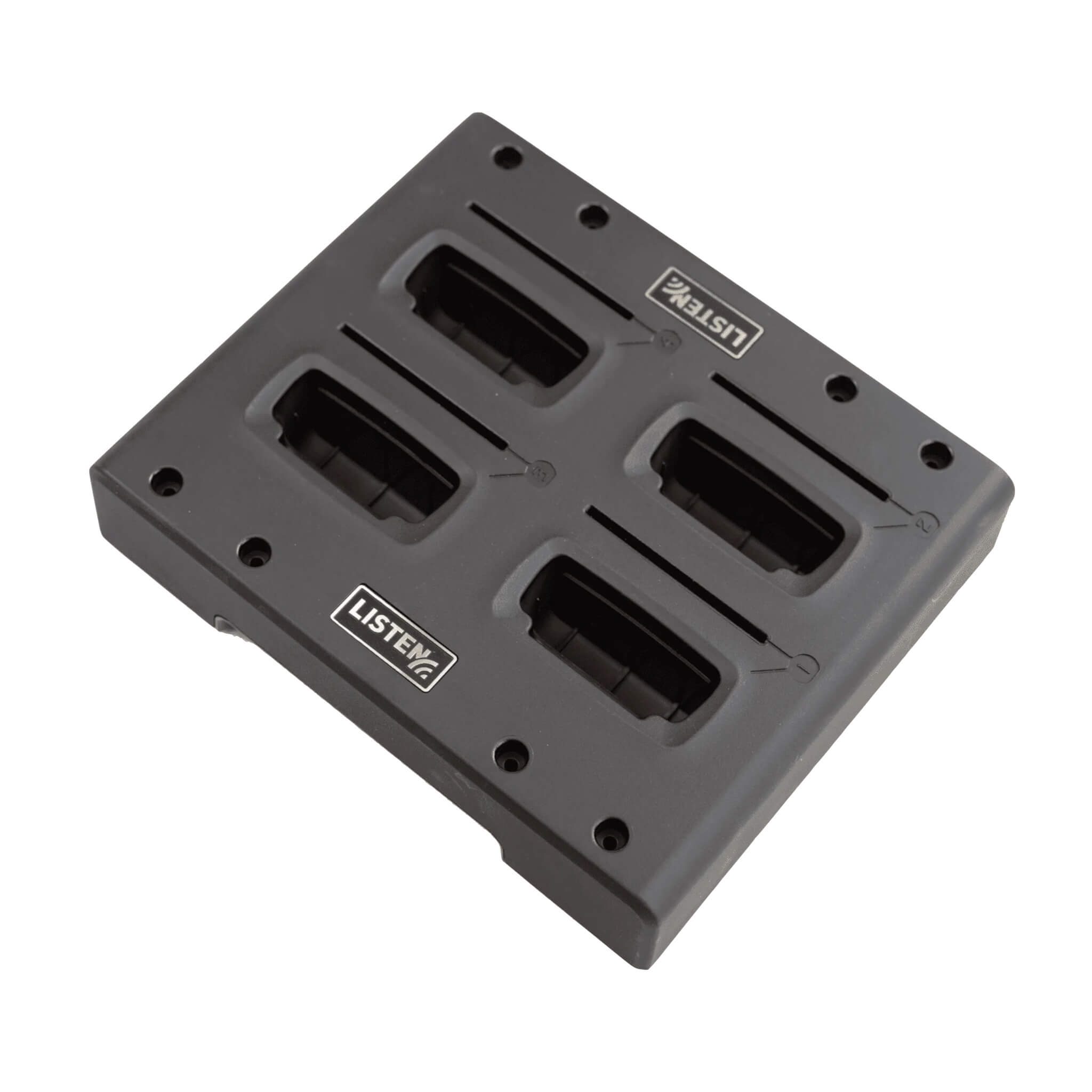 Listen LA-384T-01 - ListenIR TAA Intelligent 4-Unit Charging Tray, top
