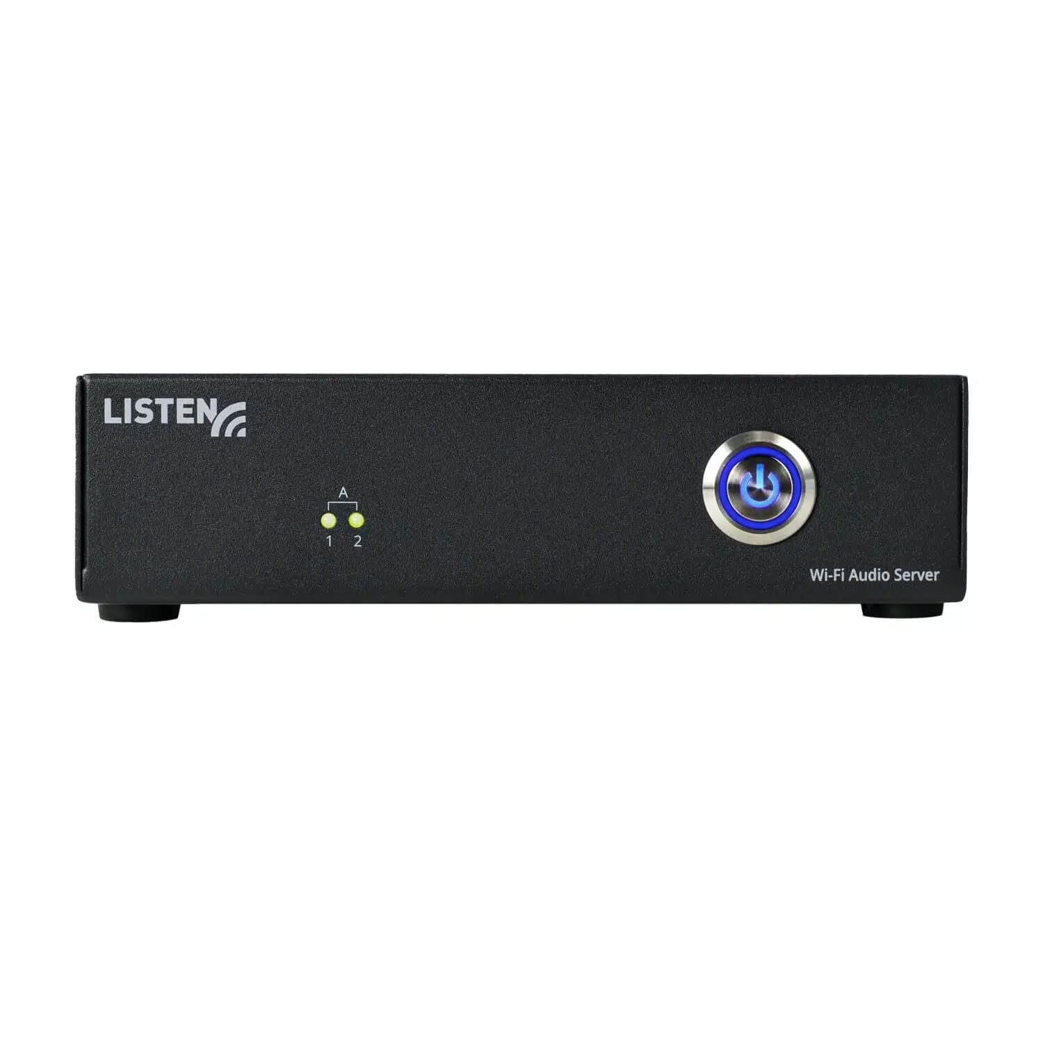 Listen LW-120-02-09 - ListenWIFI 2-Channel Wi-Fi Audio Server, front