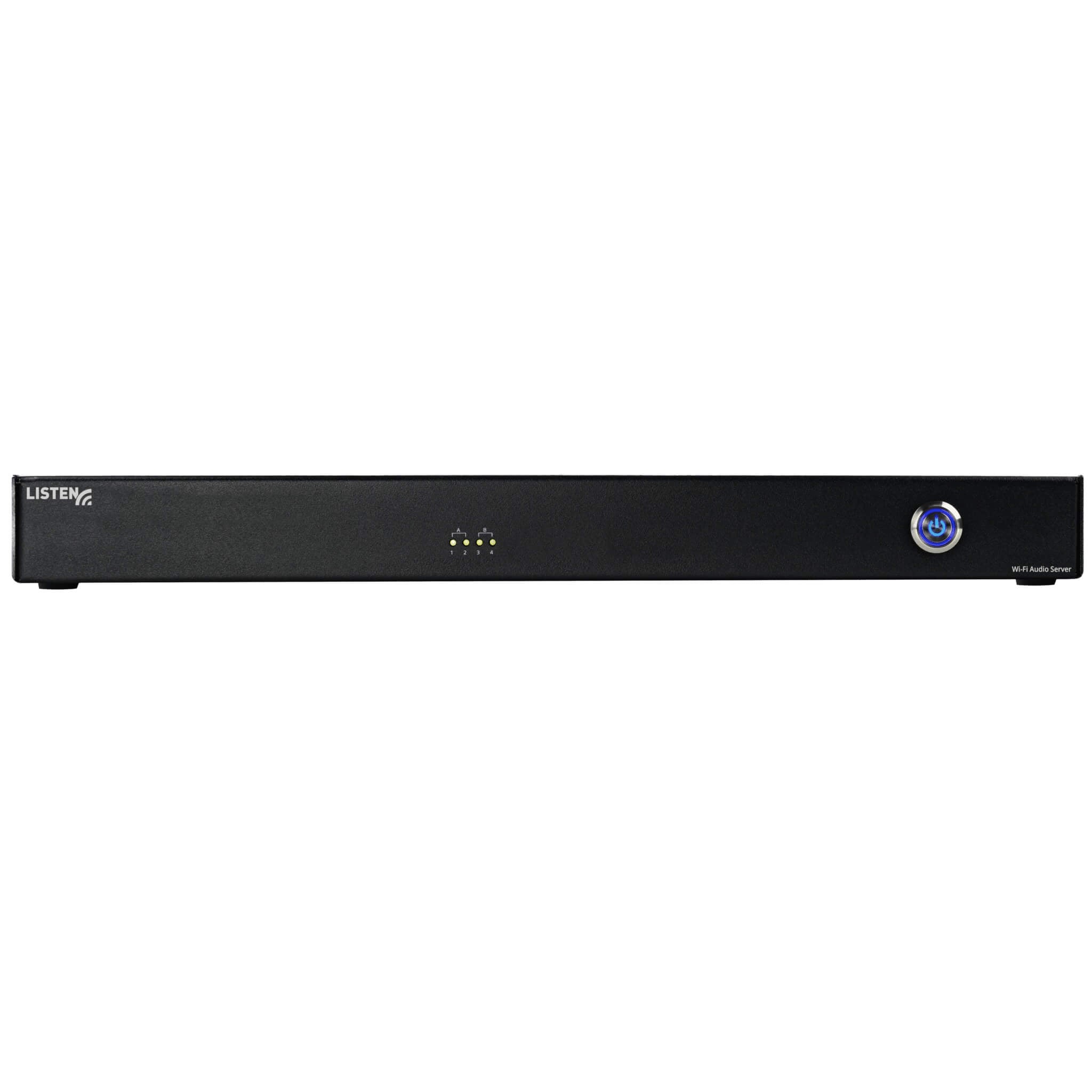 Listen LW-215-04-09 - ListenWIFI 4-Channel Wi-Fi Audio Server, front