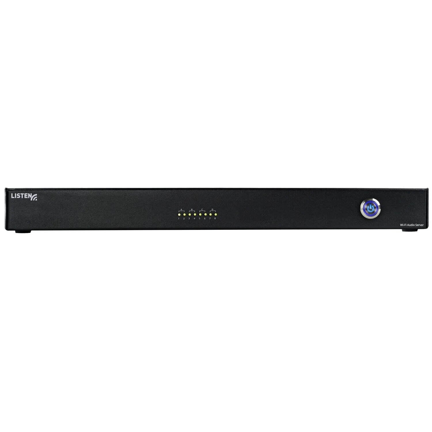 Listen LW-215-08-09 - ListenWIFI 8-Channel Wi-Fi Audio Server, front