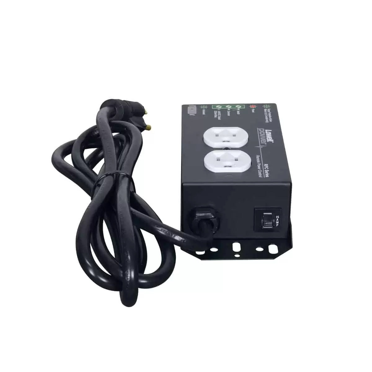 Lowell RPC-15-S Standalone Remote Power Control 15A with Surge Suppression, breaker