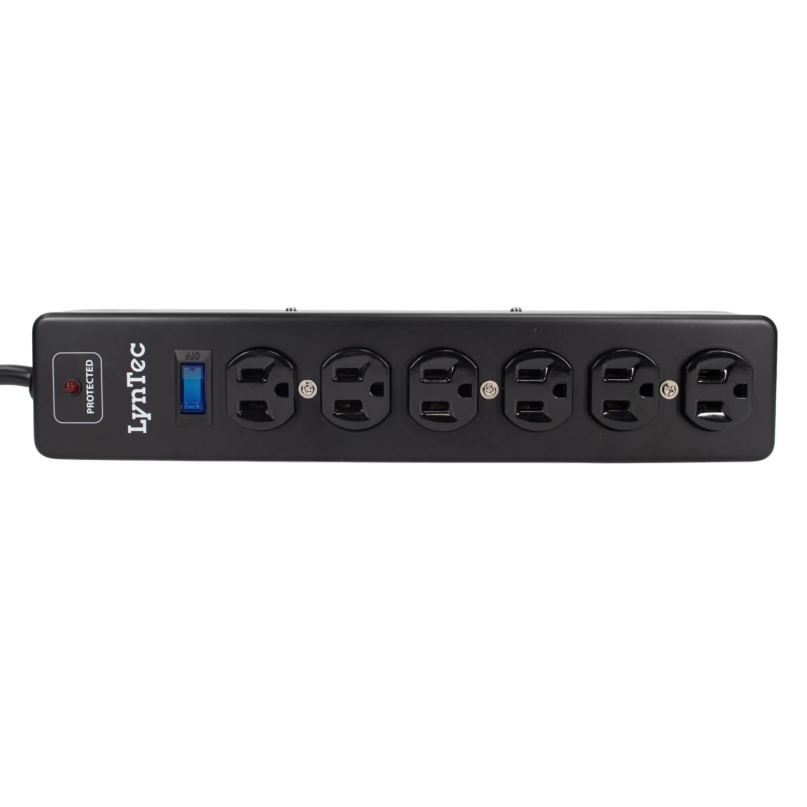 LynTec A6SS - 15A 6-Outlet Power Strip with Surge Protection, top