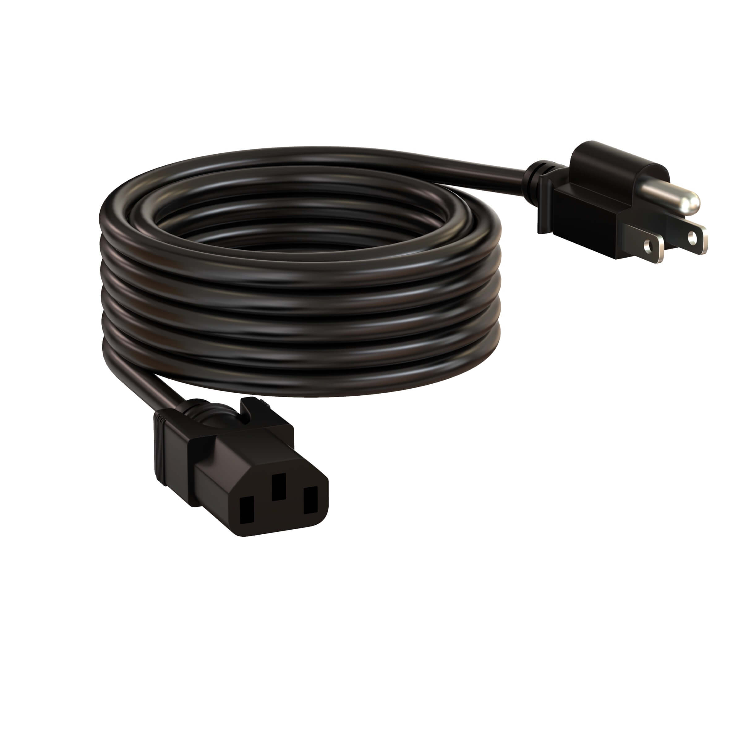 LynTec ACP10FT - Heavy-Duty Power Cord with IEC to NEMA 5-15P Connector