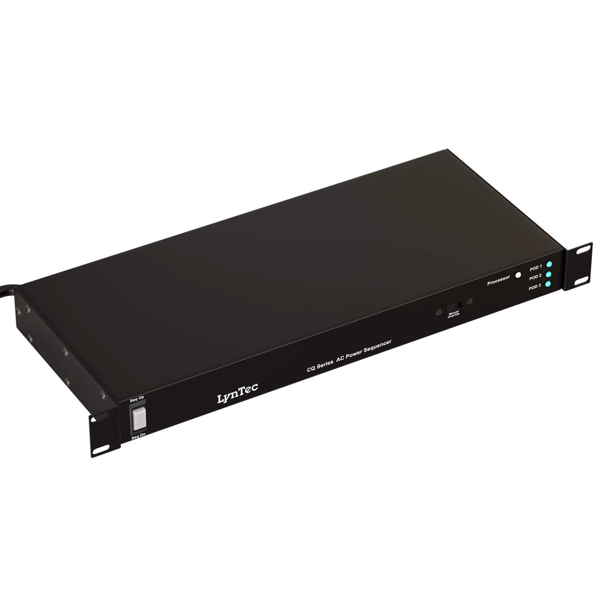 LynTec CQ-1520 - 20A Three Sequence Power Distribution System, angled front