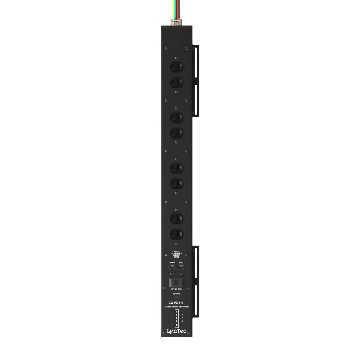 LynTec CQ PD1-4 - 80A Power Sequencer with four 20A Circuits, top