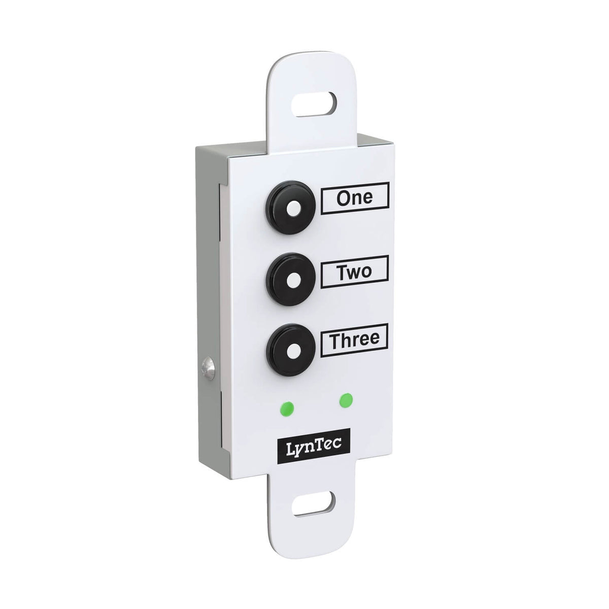 LynTec RC5-KPS - Wall Mount Remote Control Monitor, angled right