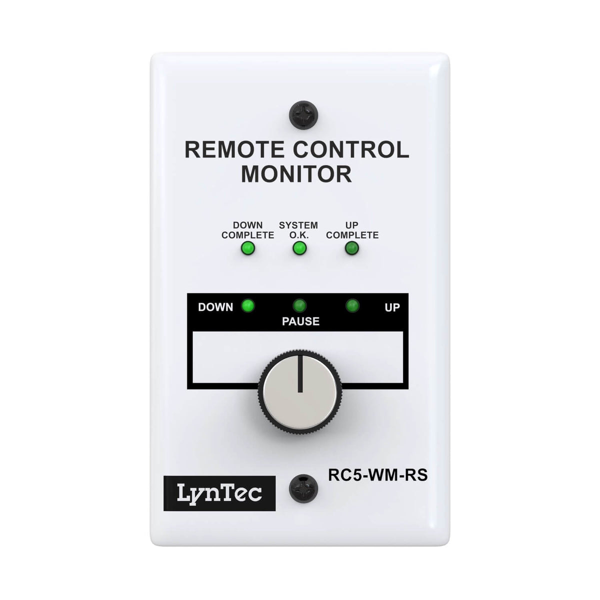 LynTec RC5-WM-RS - Wall Mount Remote Control Monitor with Rotary Switch, front