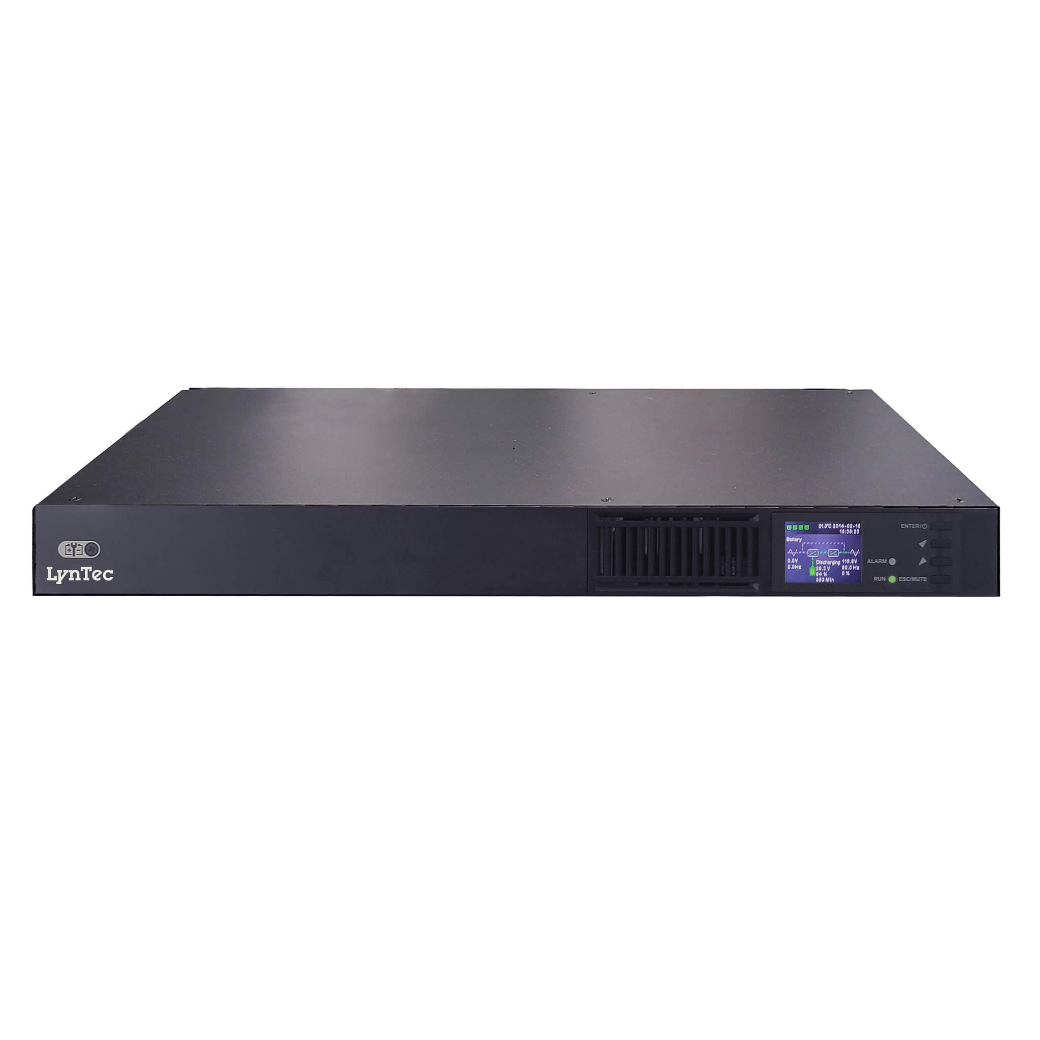 LynTec SLi-1000 - 1RU LiFe Rackmount UPS Battery Backup, front