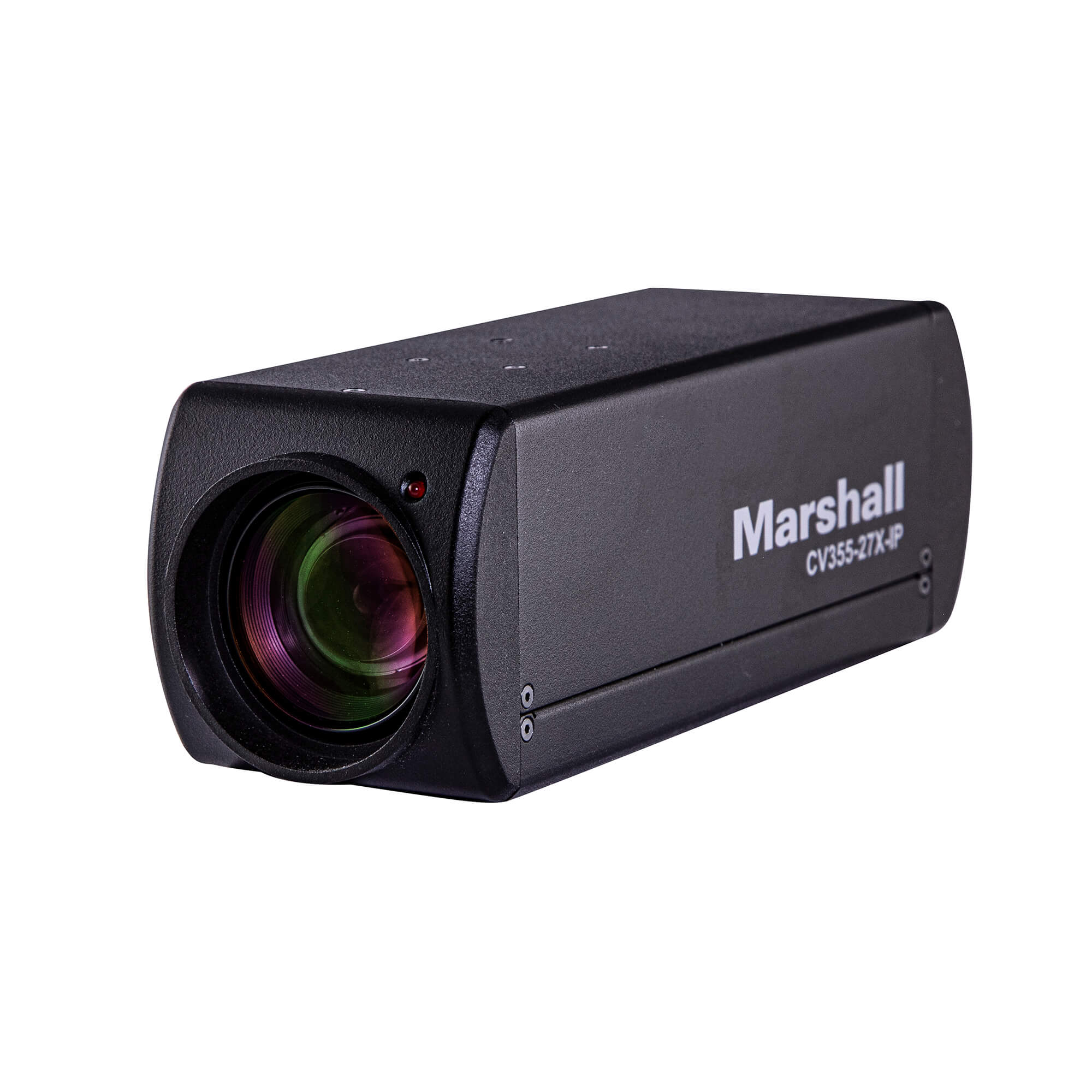 Marshall CV355-27X-IP - HD Video Camera, left angle