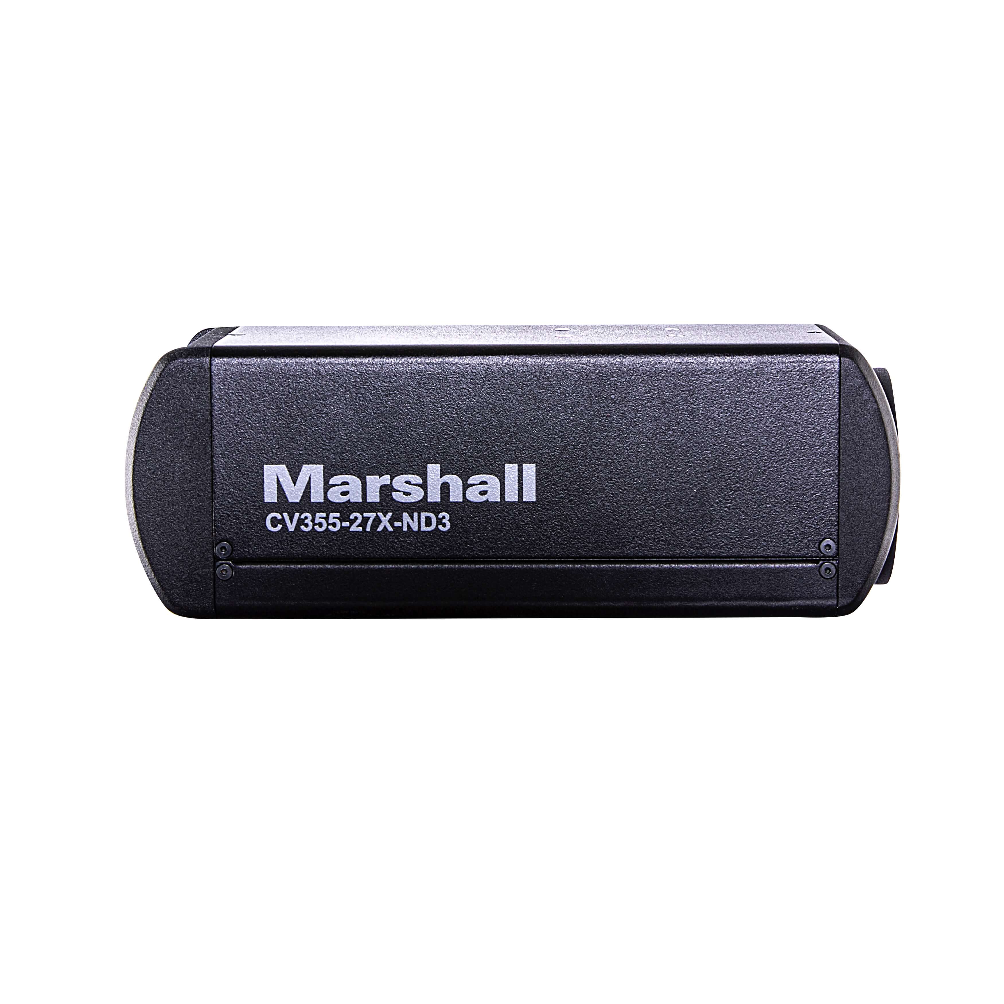 Marshall CV355-27X-ND3 - HD Video Camera with NDI, 3G-SDI, and 27x Optical Zoom, right side