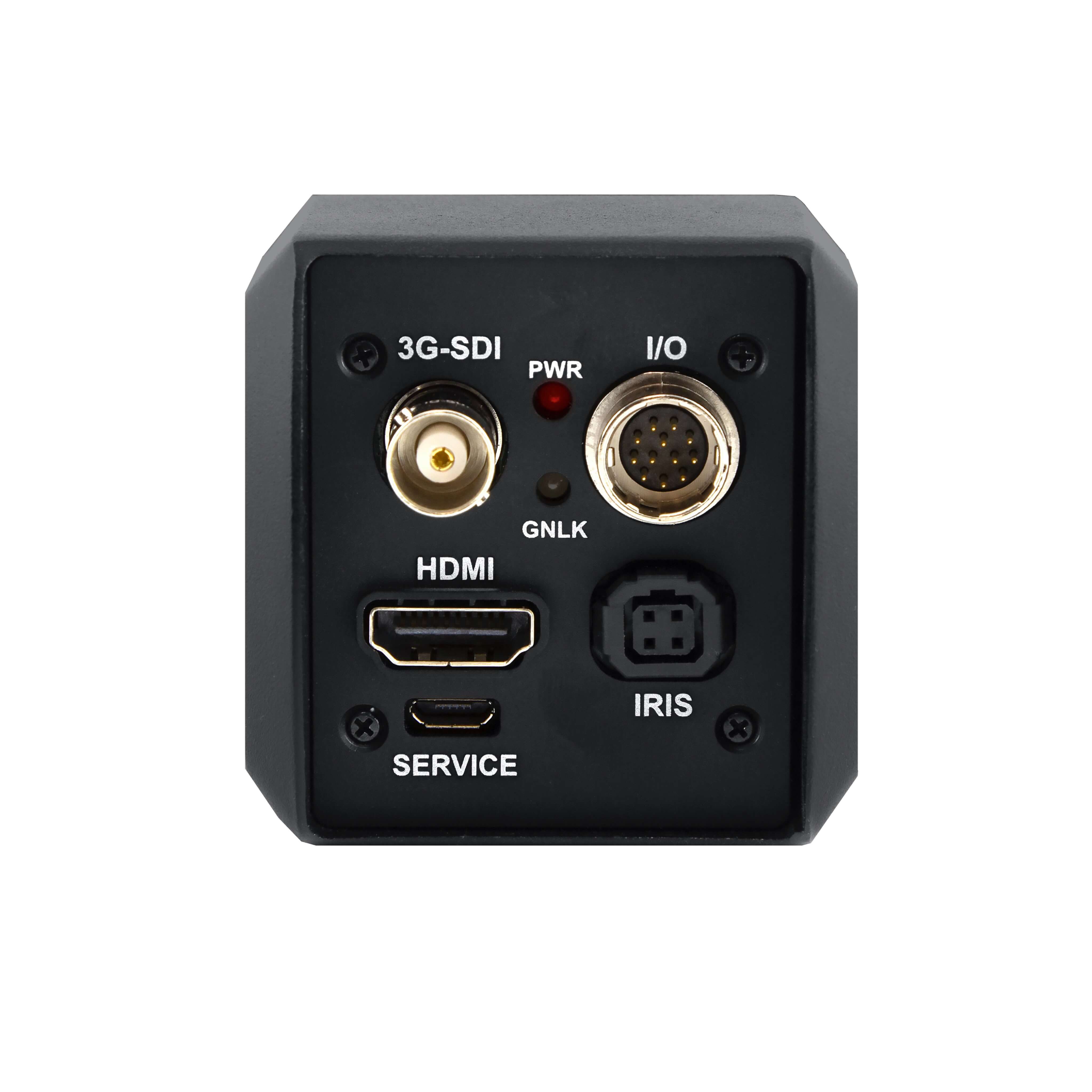 Marshall CV368 - Compact Global HD Camera with Genlock 3G-SDI and HDMI, rear